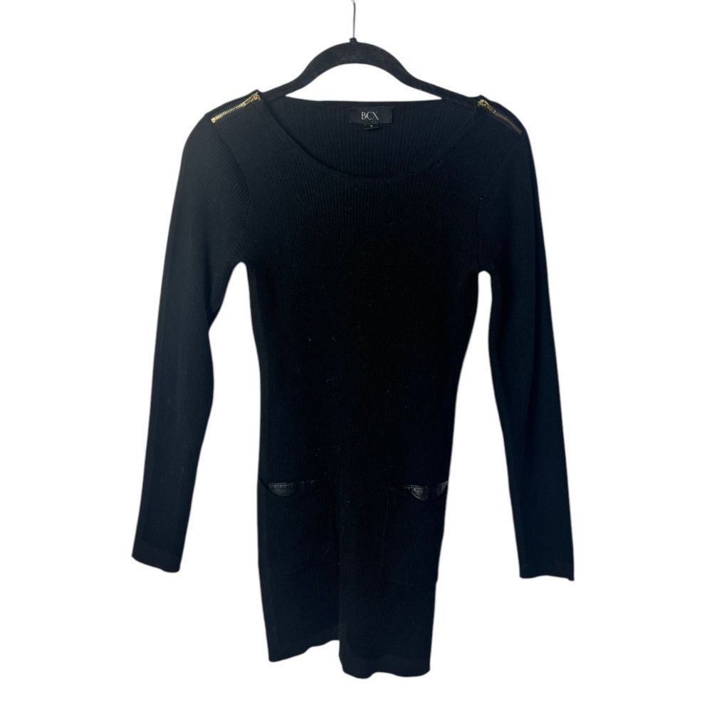 Other BCX SZ S black ribbed sweater dress Size S / US 4 / IT 40 - 2 Thumbnail