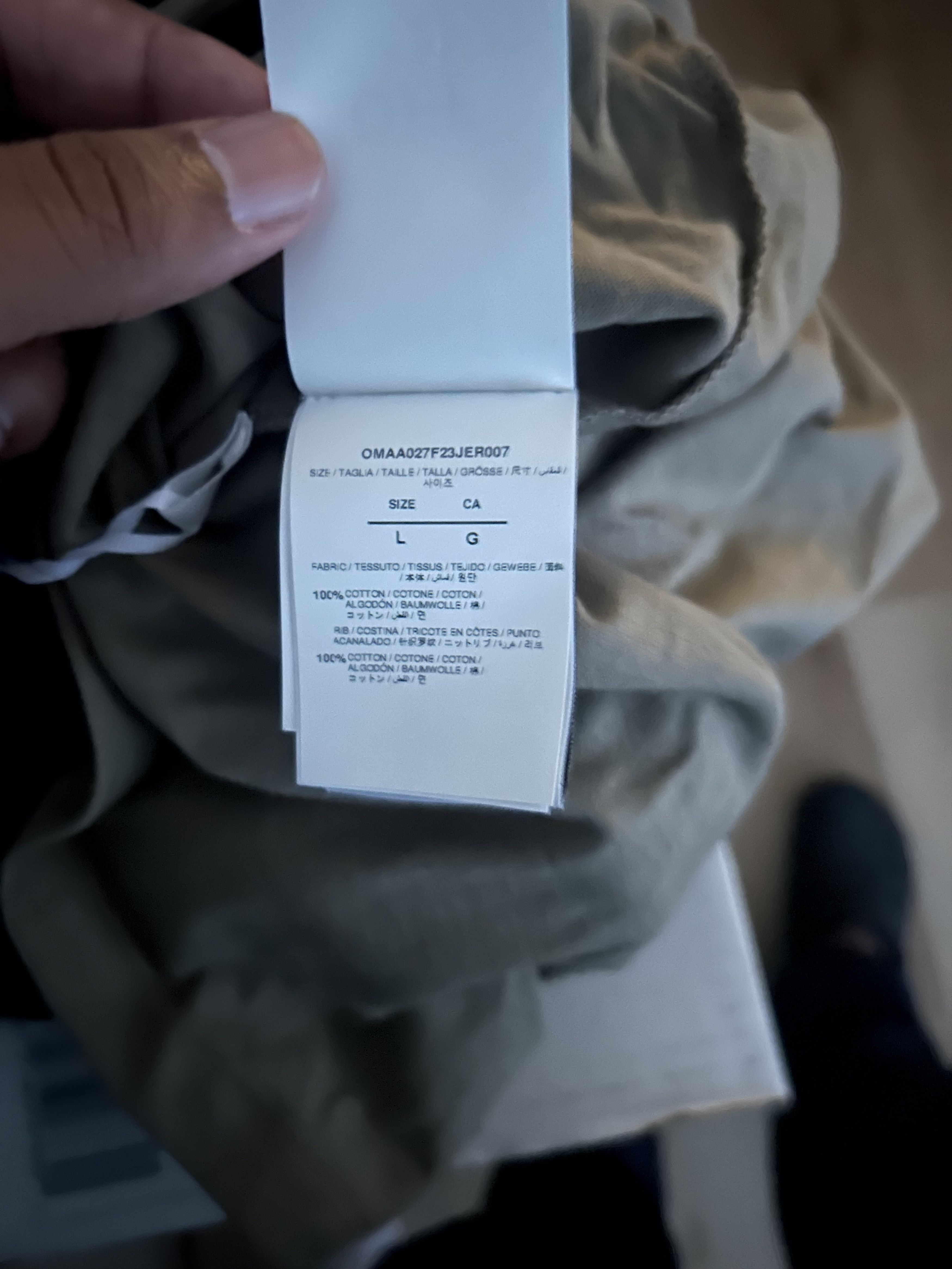 Off-White Off white tshirt Size US L / EU 52-54 / 3 - 5 Thumbnail