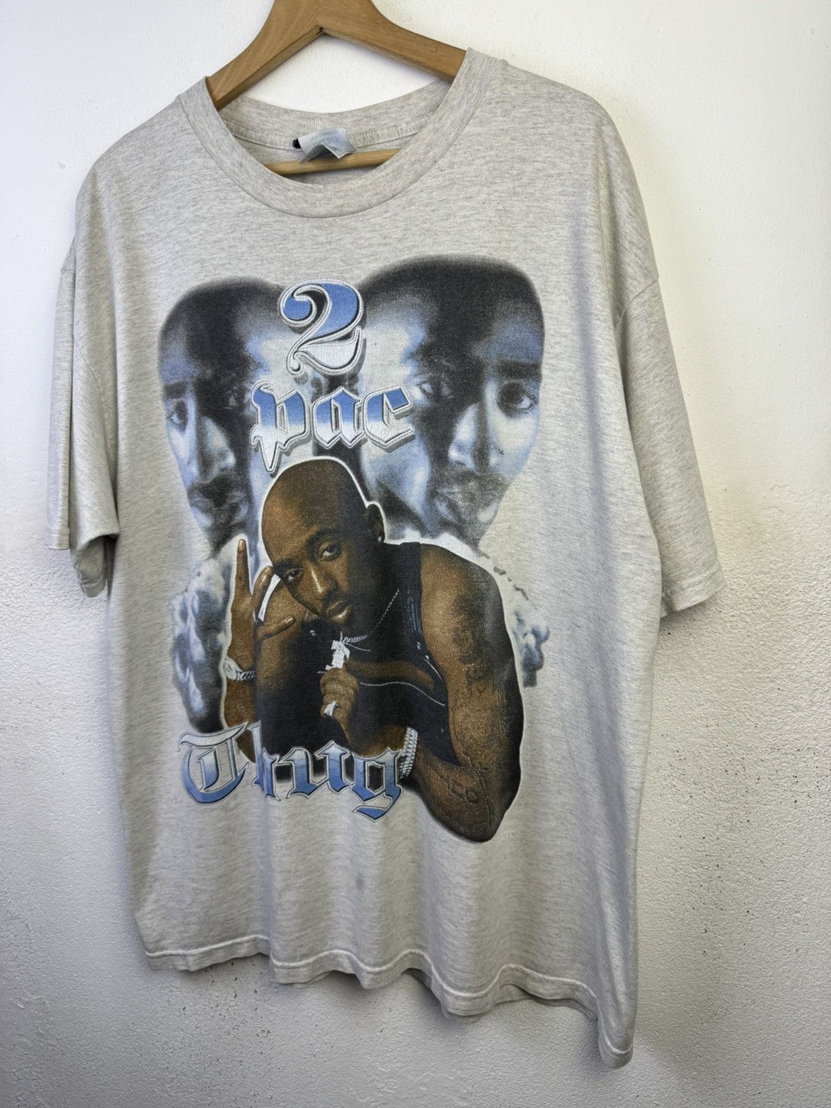 Rap Tees Vintage Tupac Shakur Raptees Size US XL / EU 56 / 4 - 3 Thumbnail