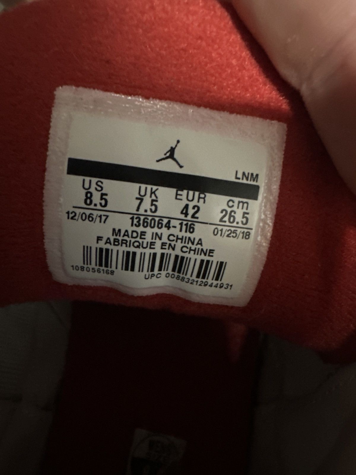 Jordan Brand Jordan 3 “hall of fame” Size US 8.5 / EU 41-42 - 7 Thumbnail