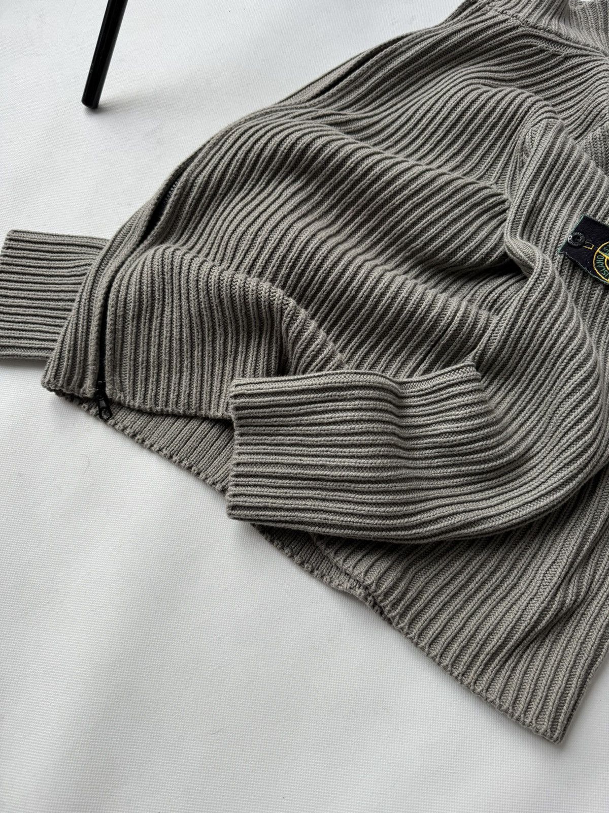 Stone Island Vintage Stone island Knitwear Zip Up Sweater Size US XL / EU 56 / 4 - 6 Thumbnail