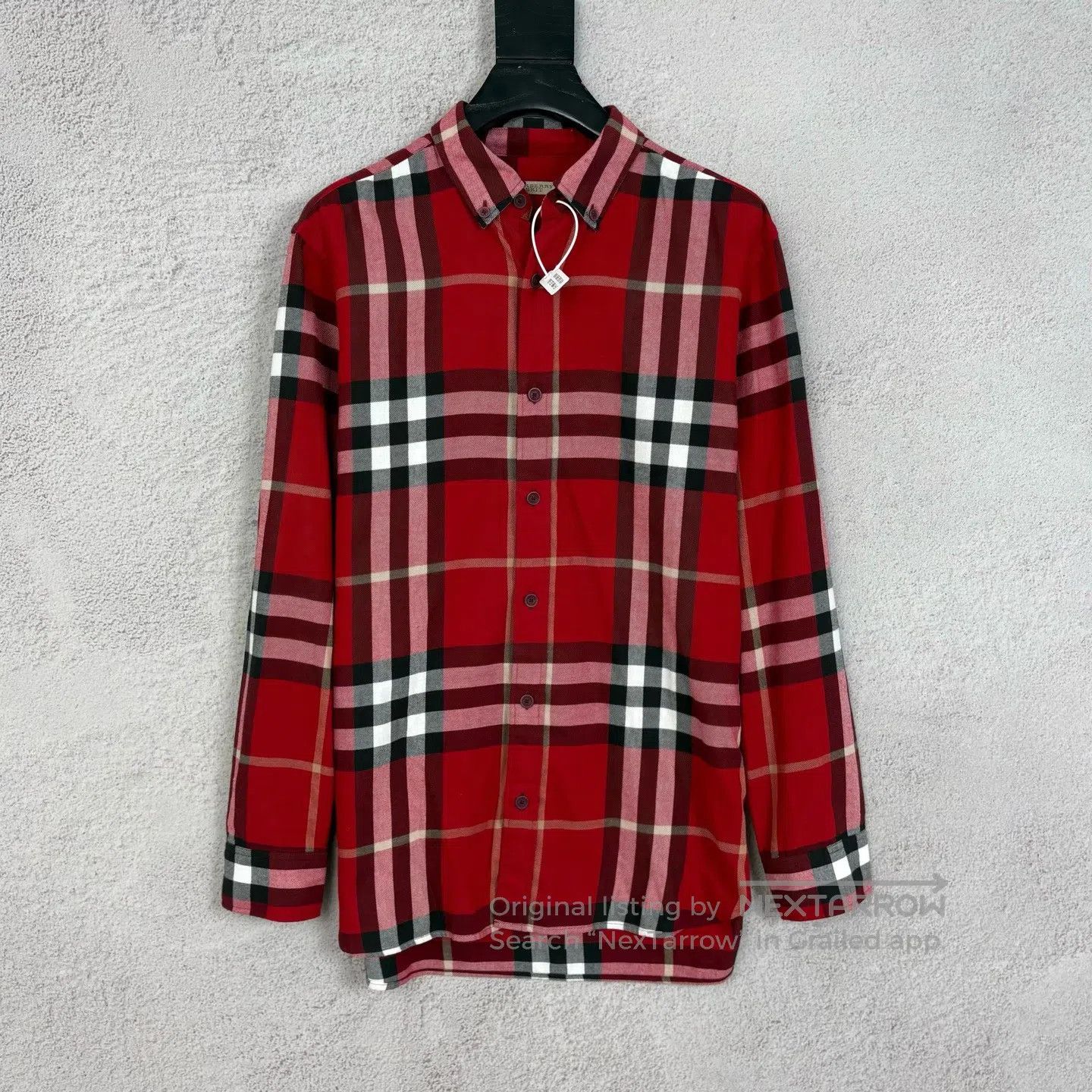Burberry Burberry Checkered Full-Print Pointed Collar Single-Button Size US M / EU 48-50 / 2 - 1 Thumbnail