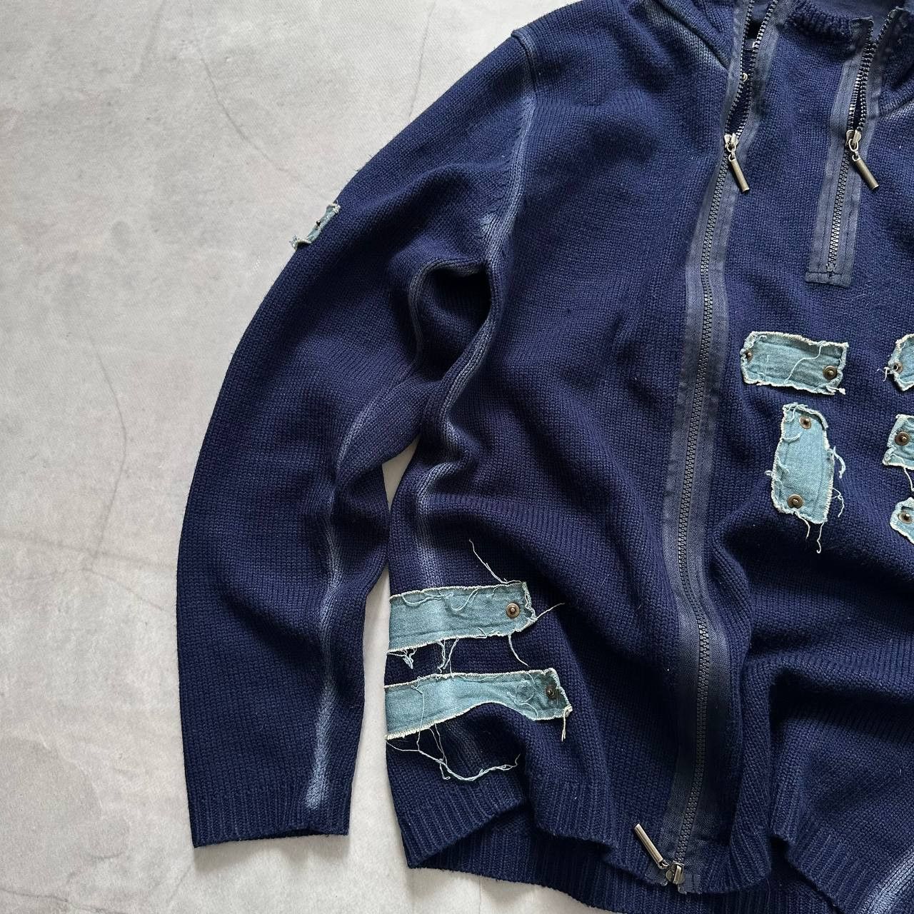 Hysteric Glamour × Undercover 00s Military Painted Zip Hoodie Napoleon Buzz Rickson’s Vibe Size US L / EU 52-54 / 3 - 5 Thumbnail