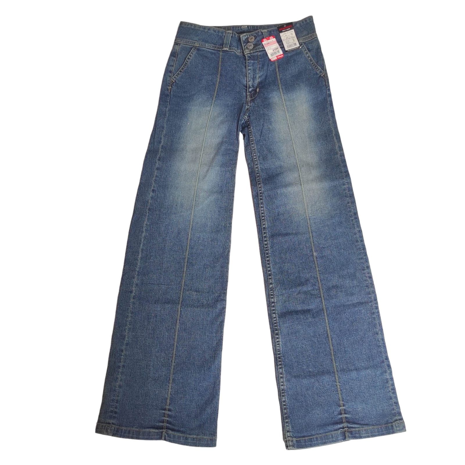 Hysteric Glamour Nudist Jean Brappers Baggy Low Waist Flare Denim Jeans BNWT Size 28" / US 6 / IT 42 - 1 Thumbnail