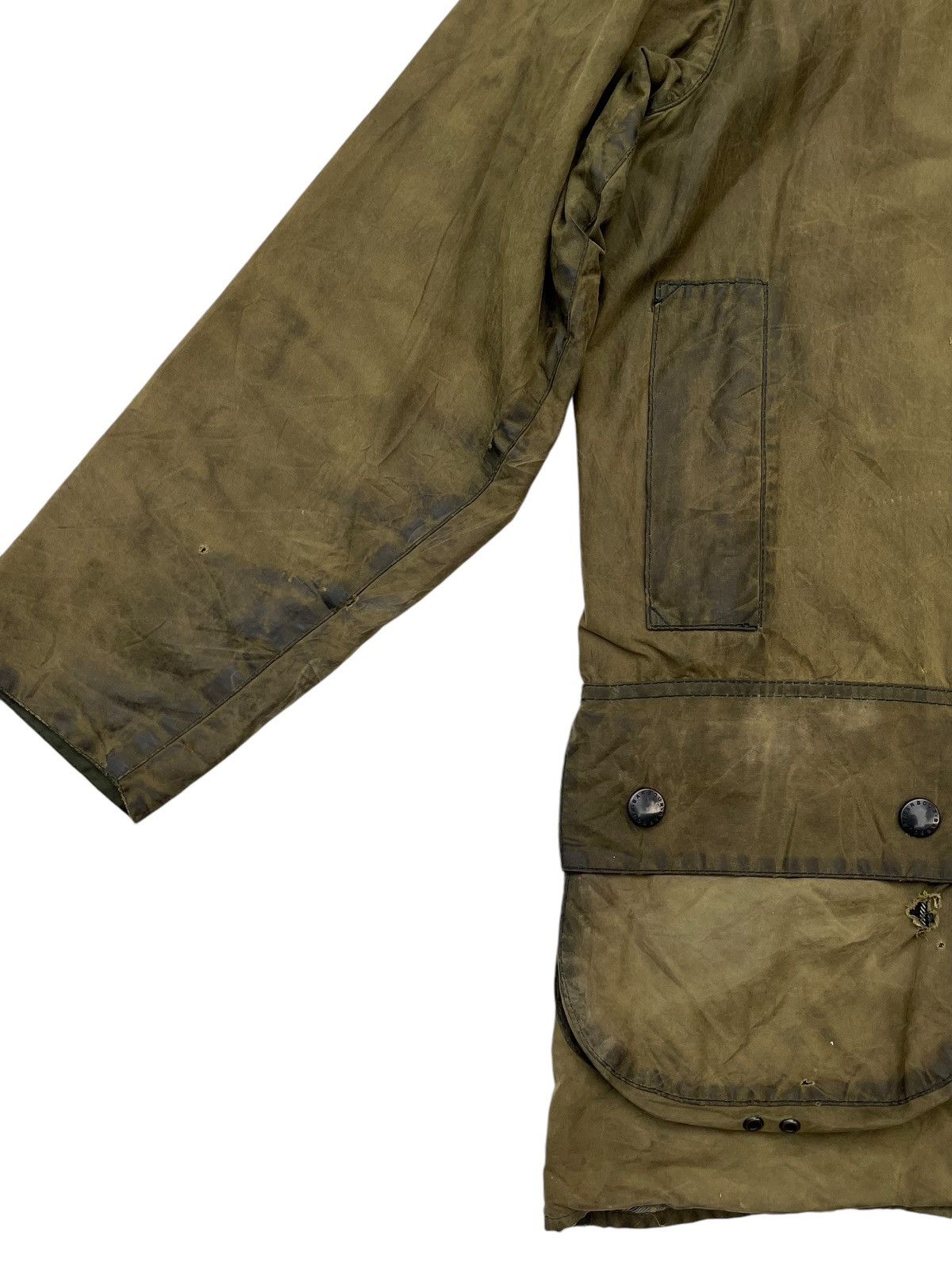 Barbour × Vintage Vtg Barbour Beaufort Jacket Zip Up Size US M / EU 48-50 / 2 - 12 Thumbnail