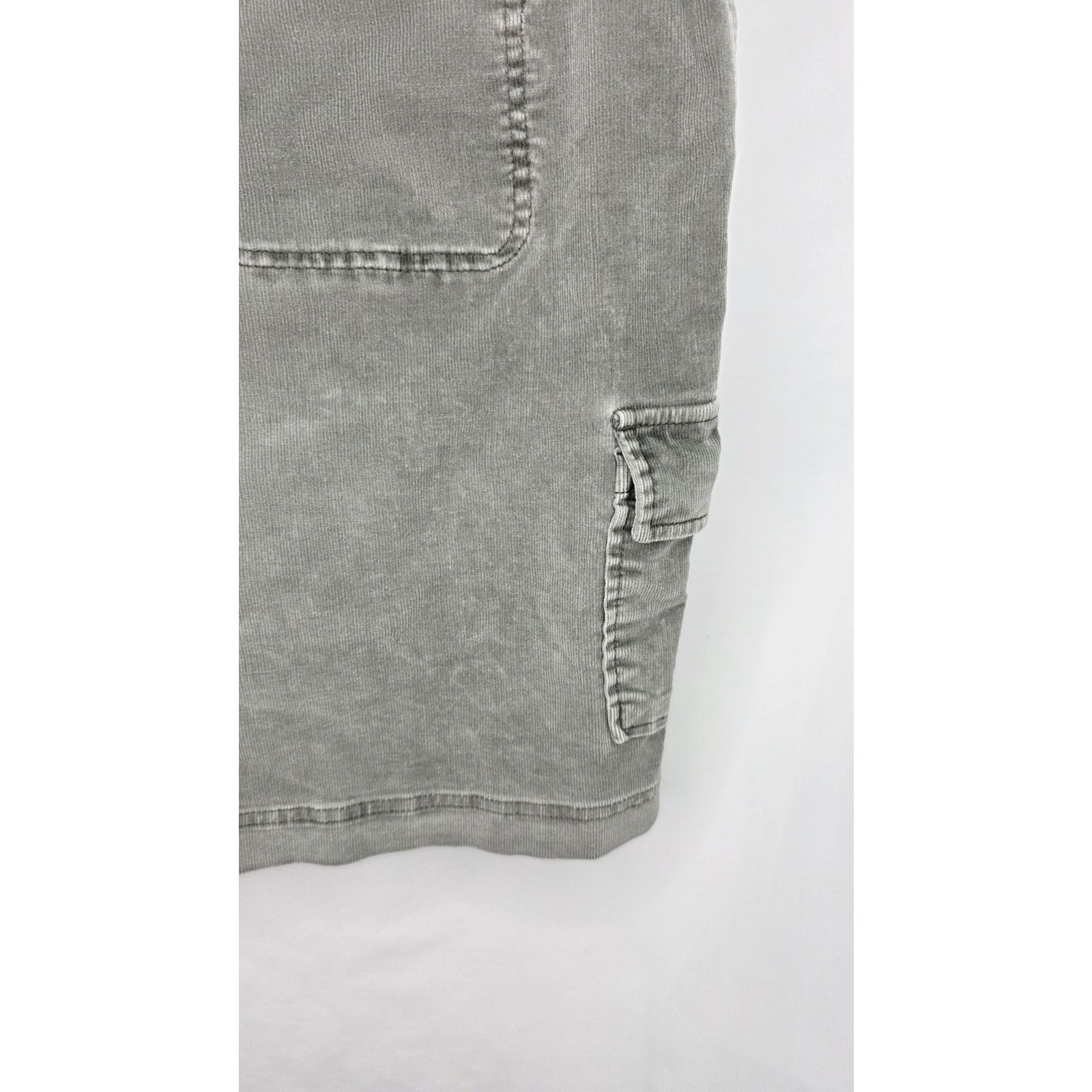 Other J Jill Gray Corduroy Utility Cargo Skirt Size 14 Gorpcore Size 37" - 11 Thumbnail