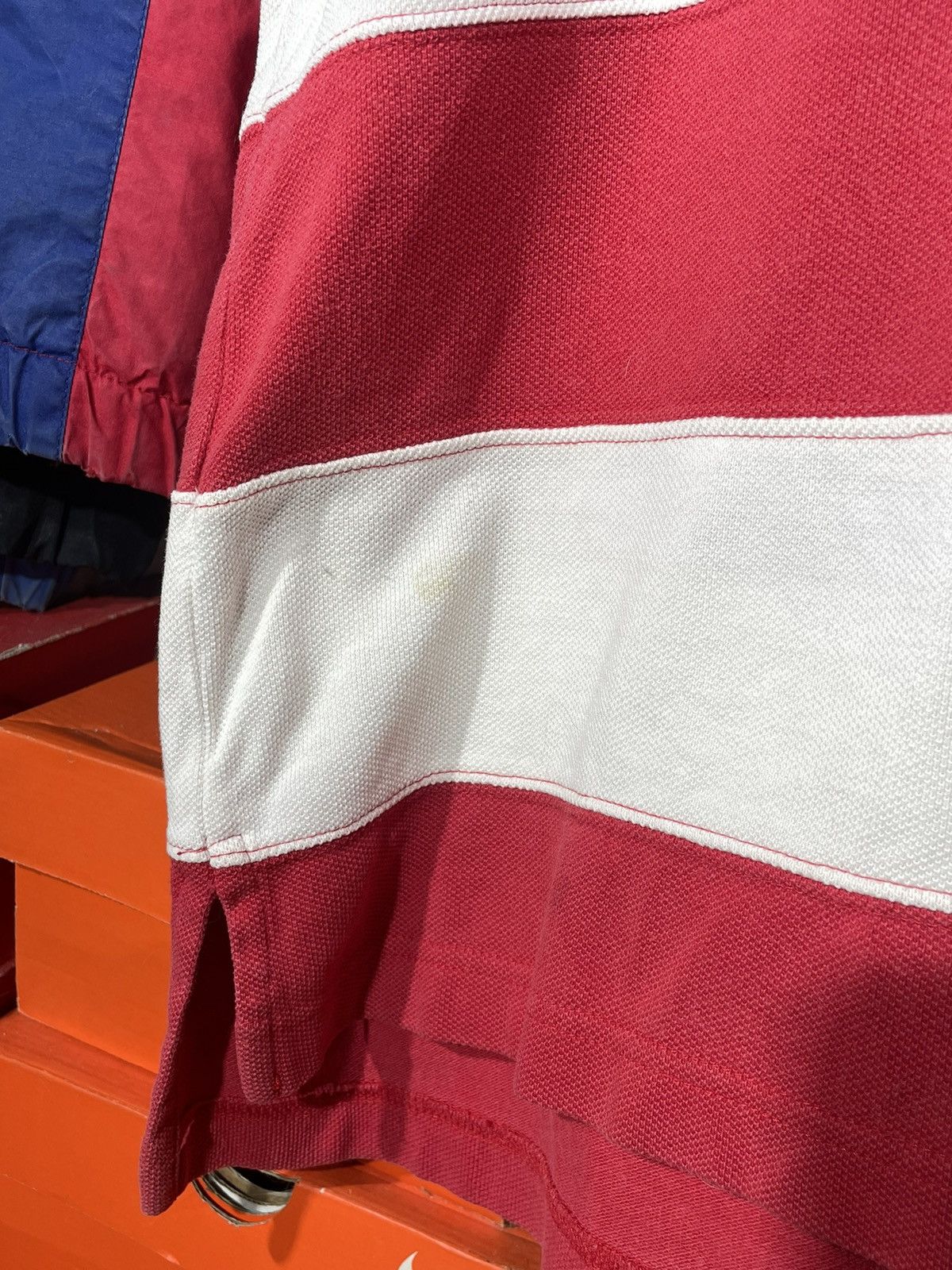 Tommy Hilfiger × Vintage Polo T-shirt Tommy Hilfiger Big Flag 90’s Vintage Size US XL / EU 56 / 4 - 8 Thumbnail
