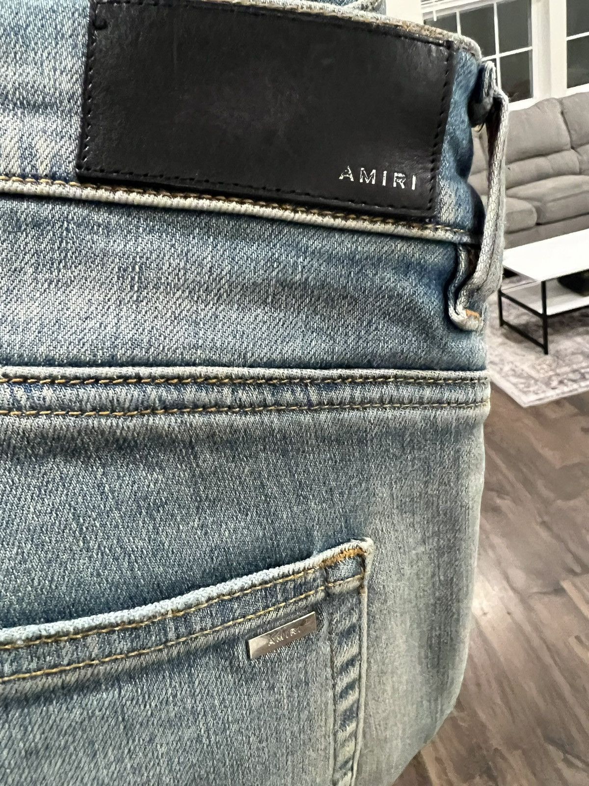 Amiri Amiri Jeans, Leather Amiri Staggered Print Size US 38 / EU 54 - 10 Thumbnail
