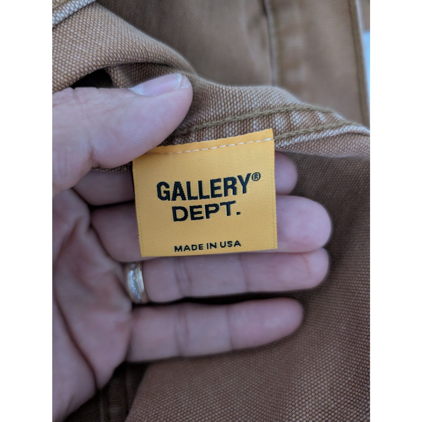 Gallery Dept. o1rshd1 Trucker Jacket in Canvas Tan Size US L / EU 52-54 / 3 - 16 Thumbnail