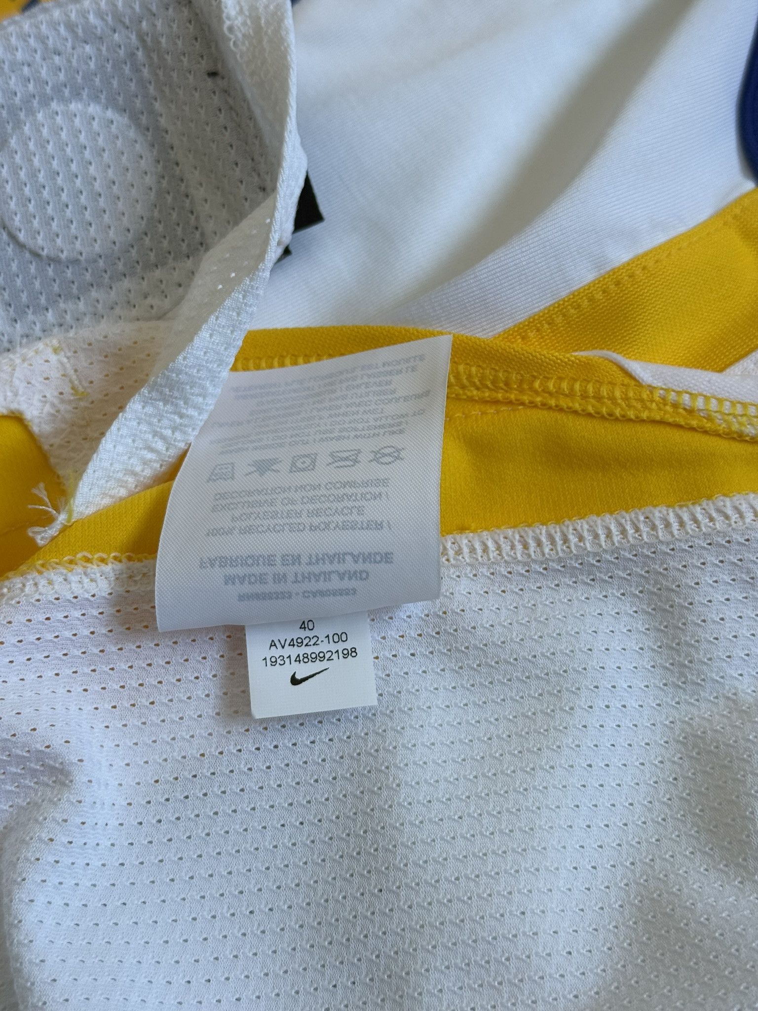 Nike Golden State Warriors Nike VAPORKNIT Jersey NBA S Size US S / EU 44-46 / 1 - 8 Thumbnail