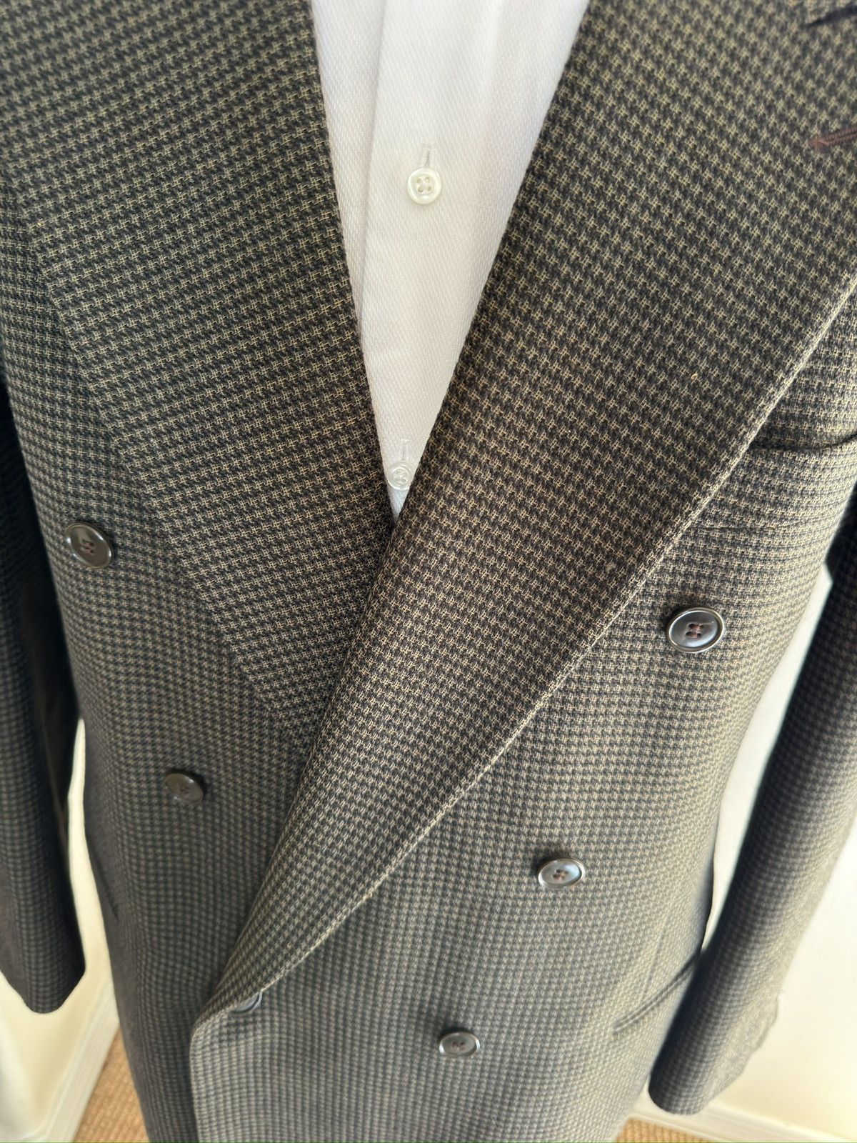 Giorgio Armani MANI BY GIORGIO ARMANI DB 6/1 Peak Lapel Wool Jacket 44R Size 44R - 4 Thumbnail