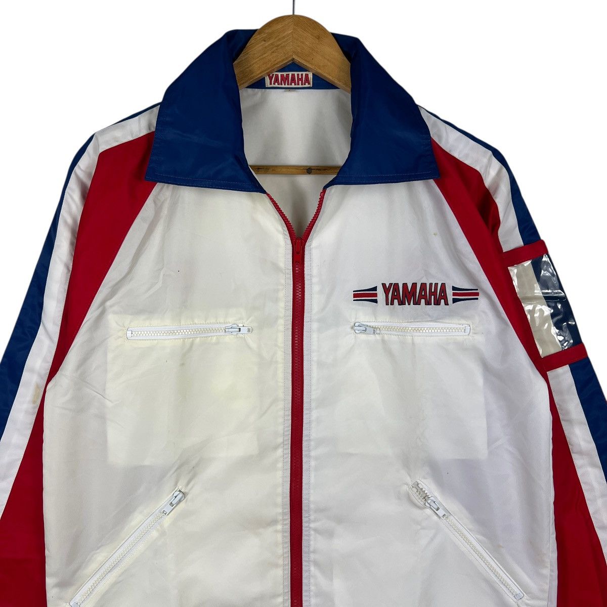 Yamaha 🔥 80s RARE VINTAGE YAMAHA RACING TEAM JACKET Size US L / EU 52-54 / 3 - 6 Thumbnail