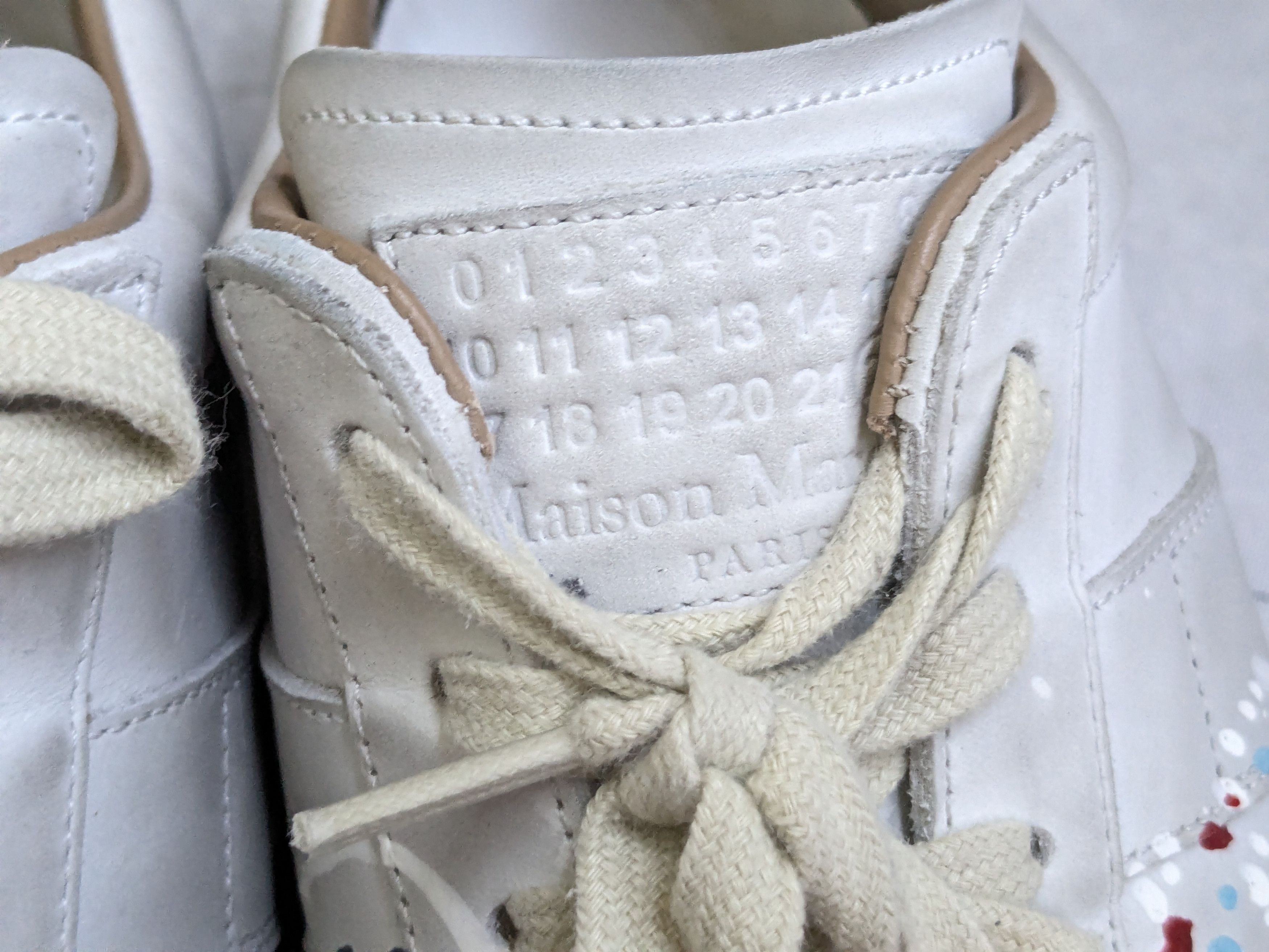 Maison Margiela Maison Margiela Replica GAT 10.5 43.5 Paint Splatter Low Size US 10.5 / EU 43-44 - 6 Thumbnail