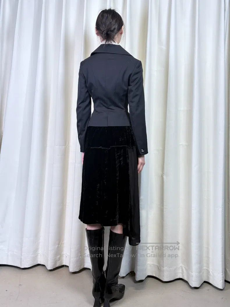Comme des Garcons Comme Des Garcons size XS Vintage See-through Velvet Decon Size 22" - 4 Thumbnail