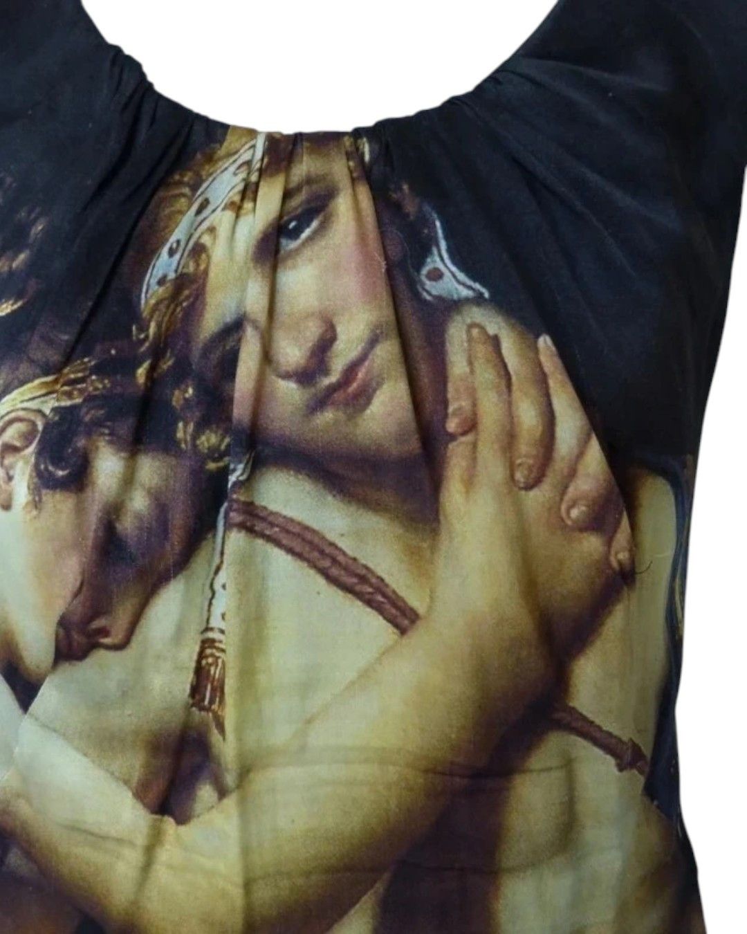 Dolce & Gabbana F/W 2012 RENAISSANCE PRINTRED SILK TOP Size L / US 10 / IT 46 - 3 Thumbnail