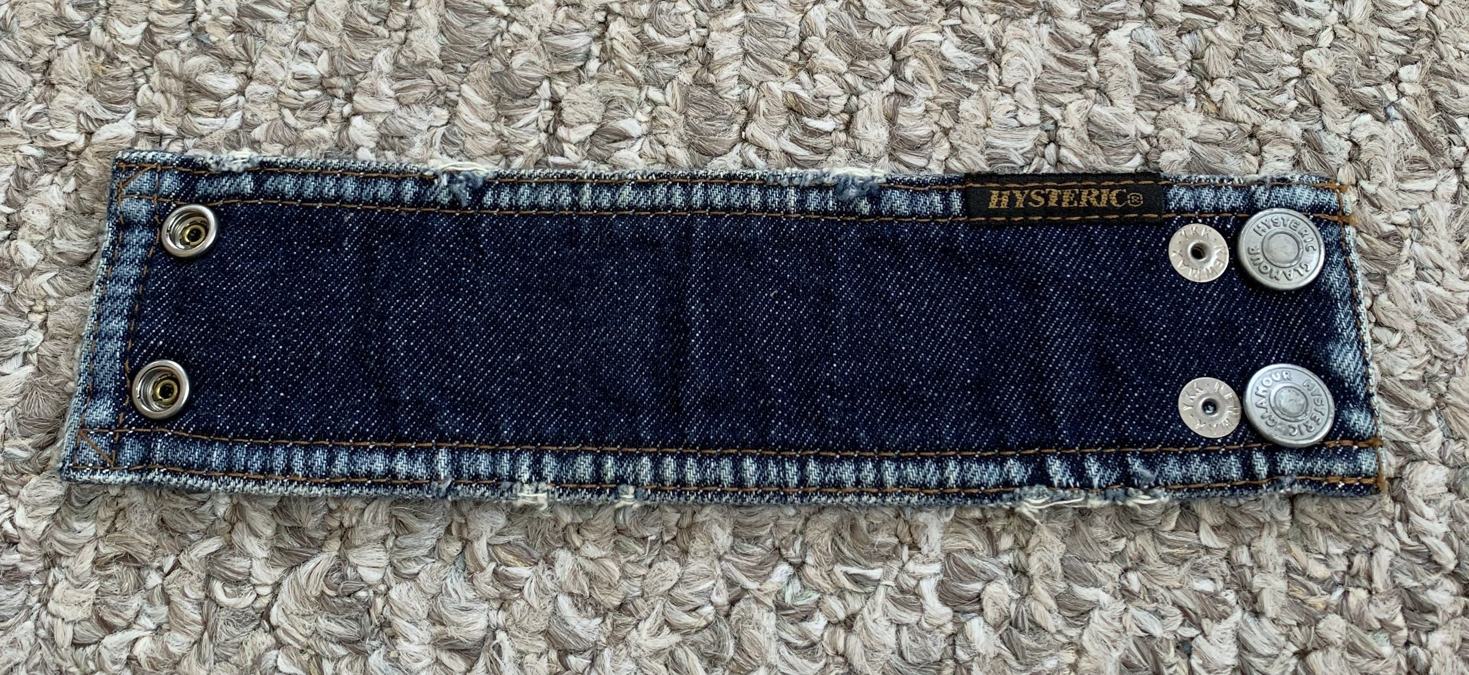 Hysteric Glamour Hysteric Glamour Reversible Denim Bracelet Size ONE SIZE - 2 Thumbnail
