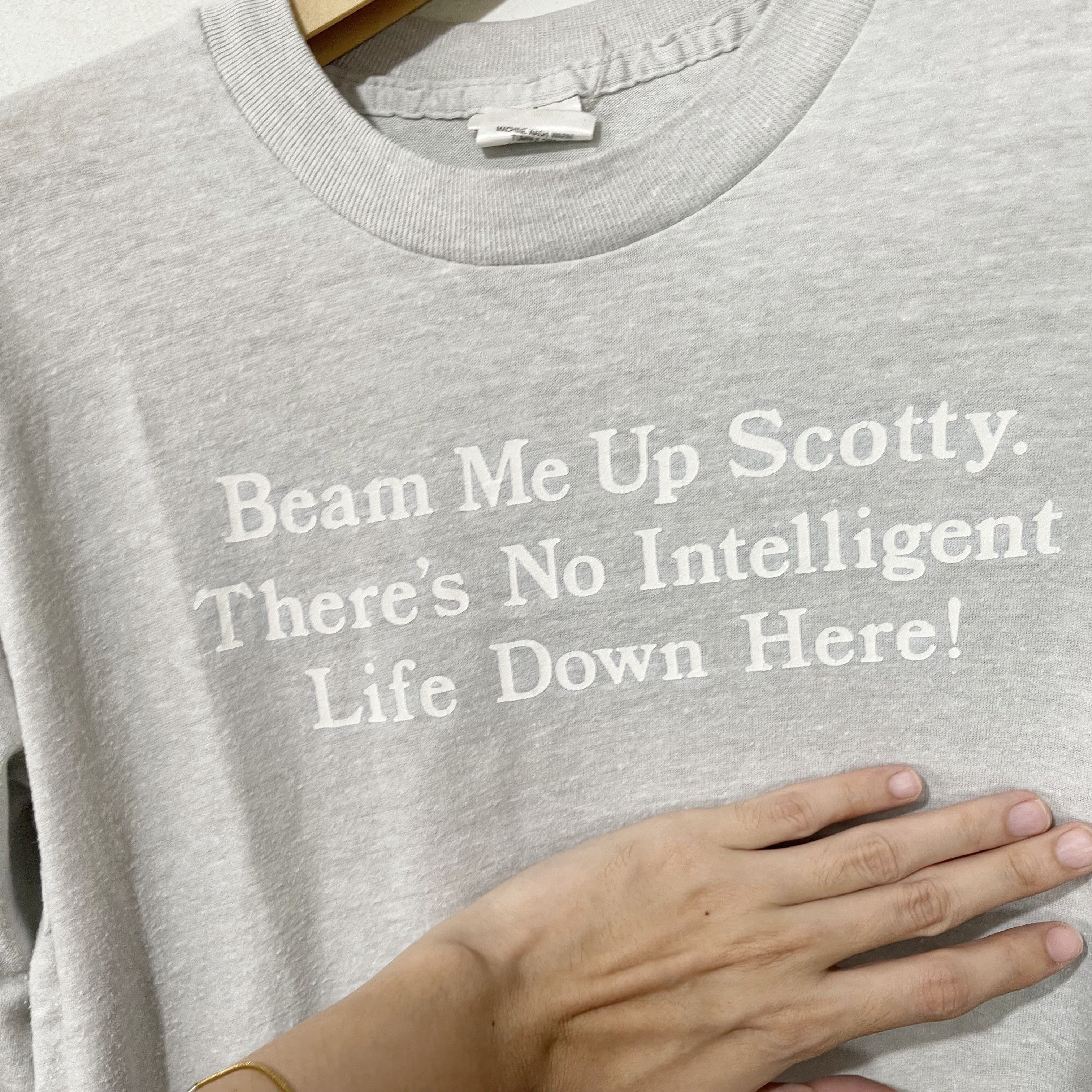 Vintage Vintage 90s Beam Me Up Scotty Shirt Size US M / EU 48-50 / 2 - 2 Thumbnail