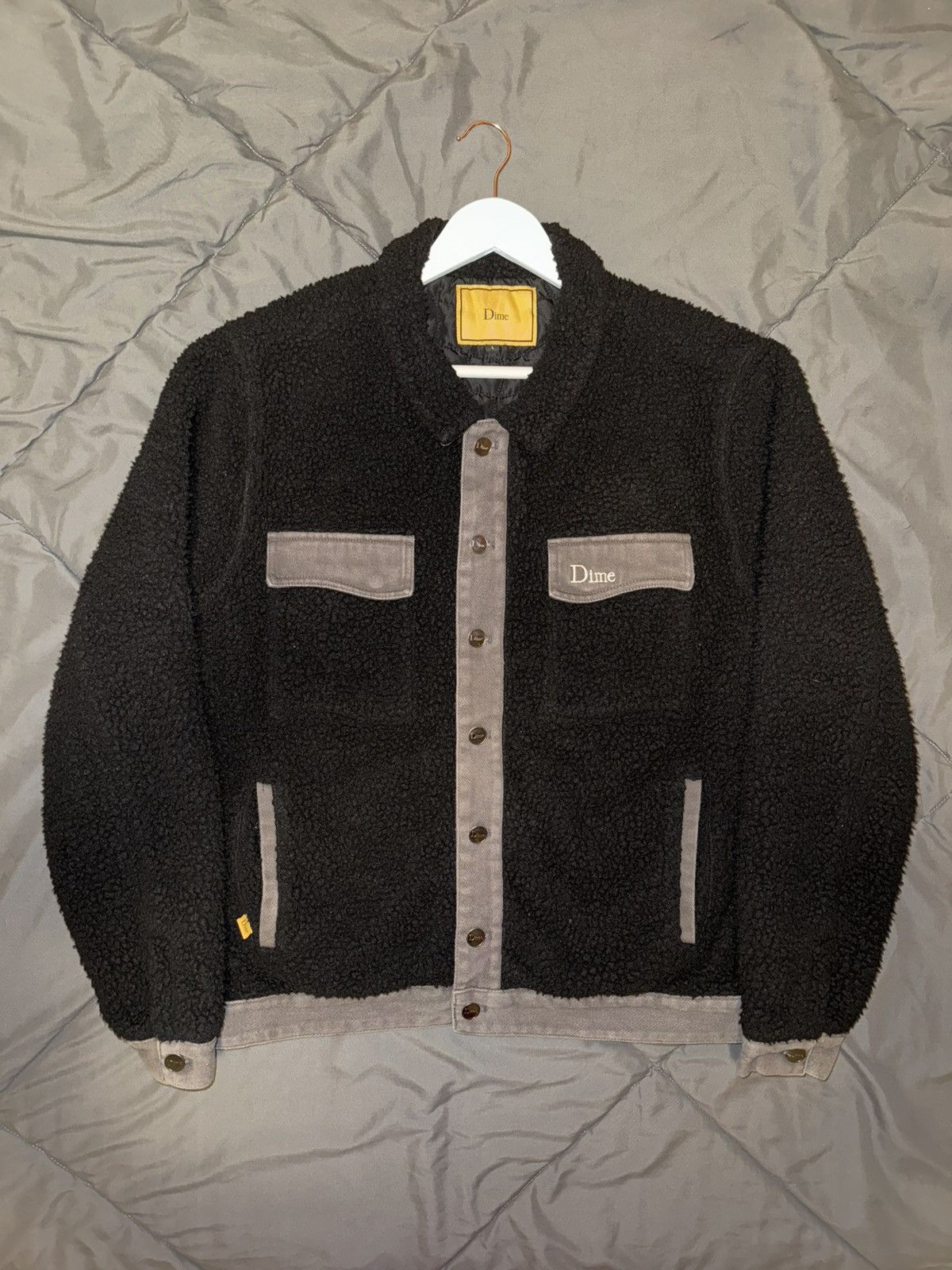Dime Dime Sherpa Denim Jacket Size US L / EU 52-54 / 3 - 1 Thumbnail