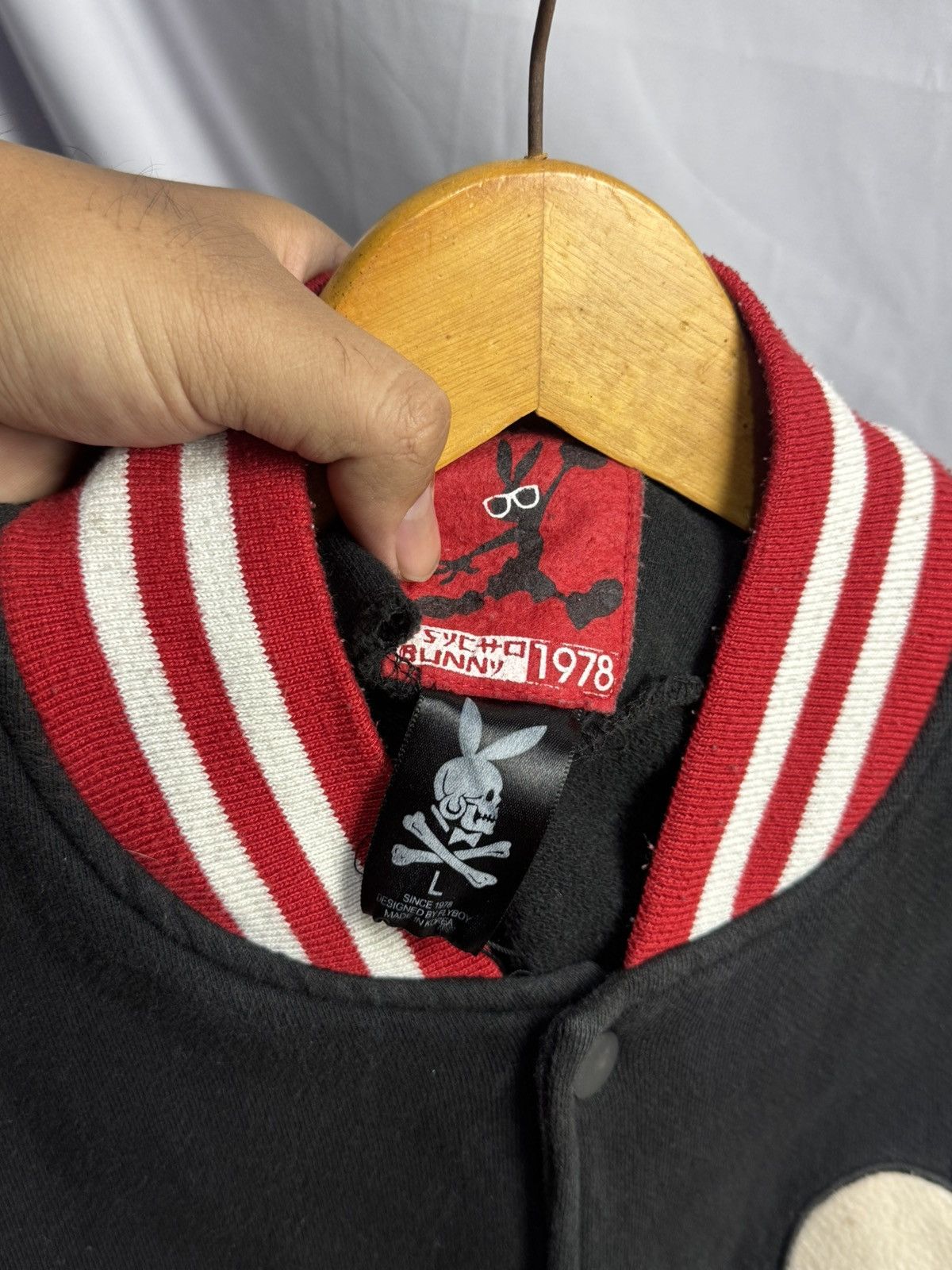 Hysteric Glamour Psycho Bunny by Robert Godley Varsith Jacket Size US L / EU 52-54 / 3 - 5 Thumbnail