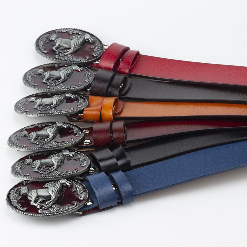 Designer Modern Vintage Belt Riveted Belts Menswear Accessories Size ONE SIZE - 3 Thumbnail