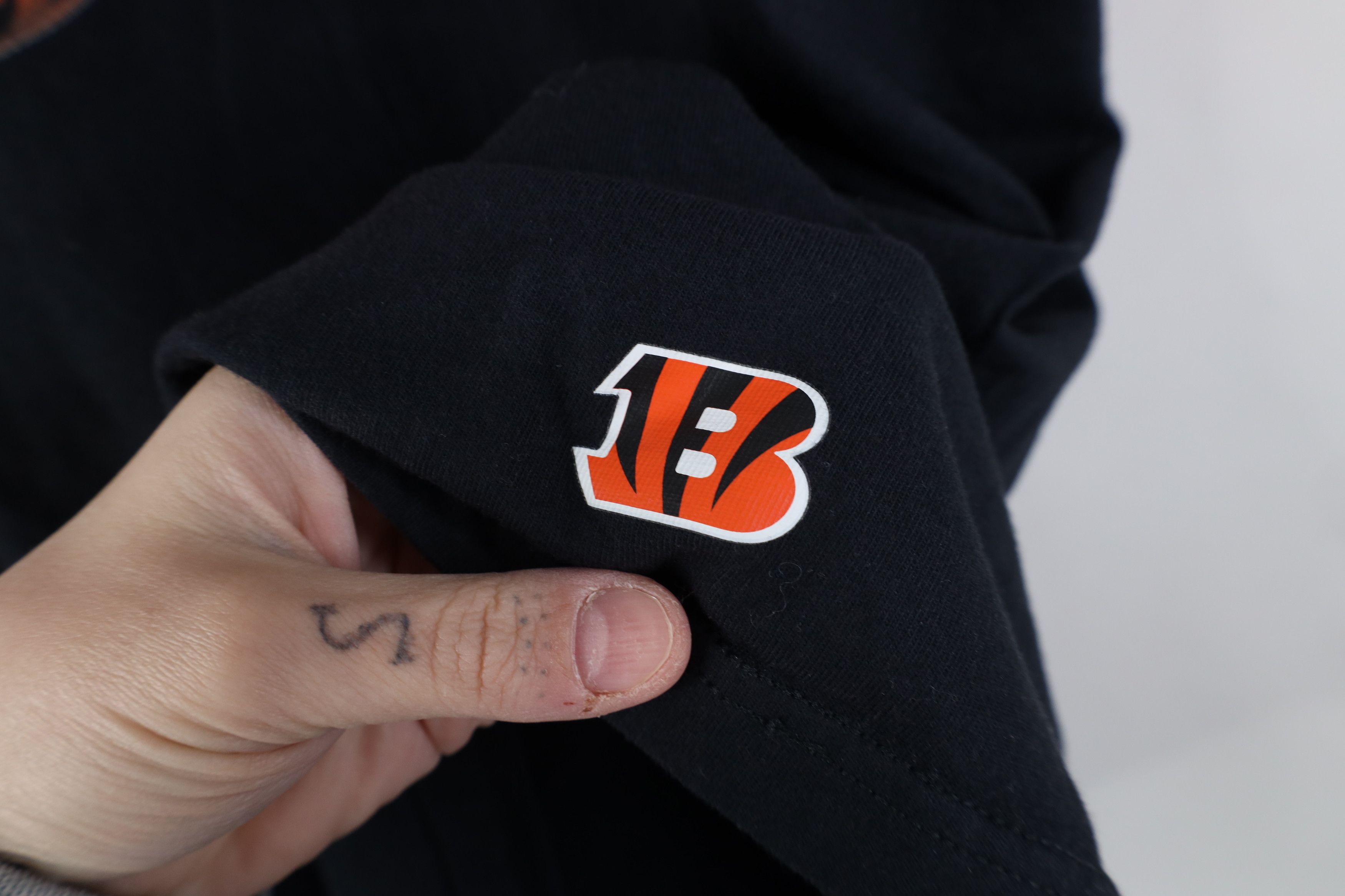 Nike Nike Gloves Cincinnati Bengals Football T-Shirt Black Size US M / EU 48-50 / 2 - 7 Thumbnail