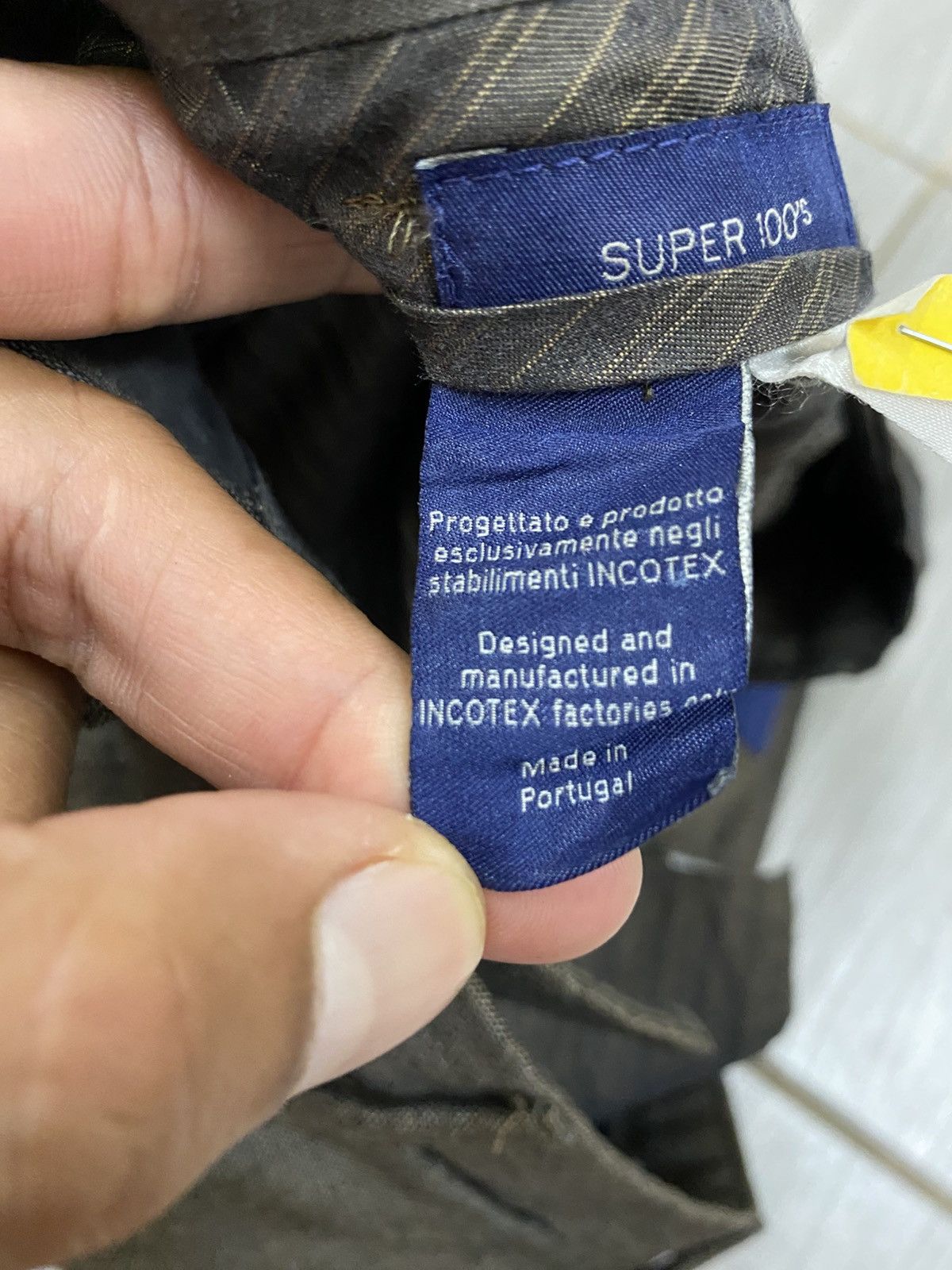 Incotex Incotex Super Wool Pants Made in Portugal Size US 32 / EU 48 - 10 Thumbnail