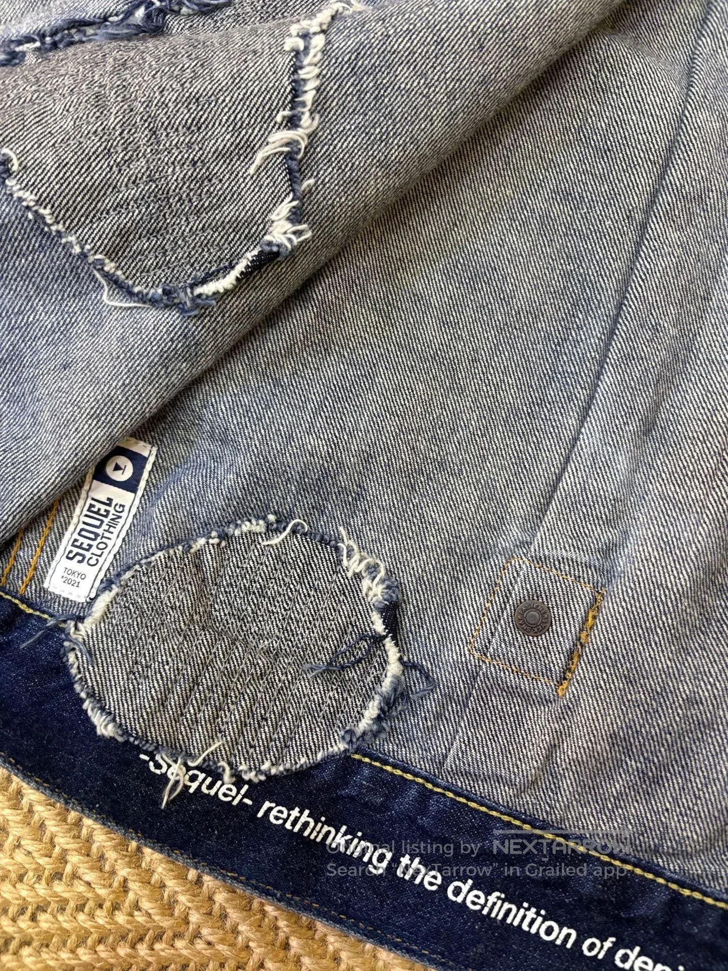 Fragment Design Sequel X Fragment Design Denim Jacket. Size US M / EU 48-50 / 2 - 7 Thumbnail