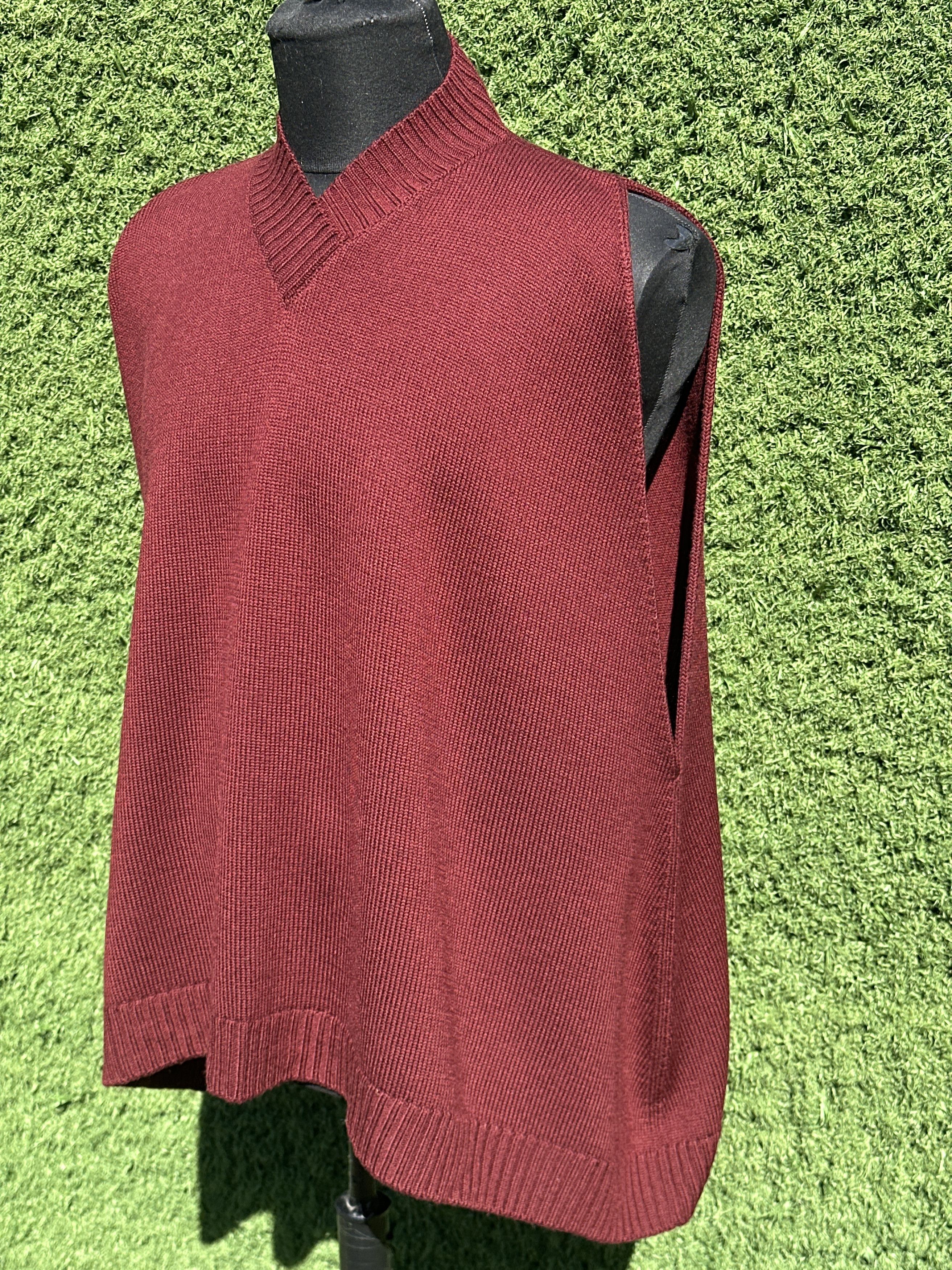 eskandar Eskandar 100% Merino Wool Oversized A-Shape Vest One Size Size ONE SIZE - 12 Thumbnail