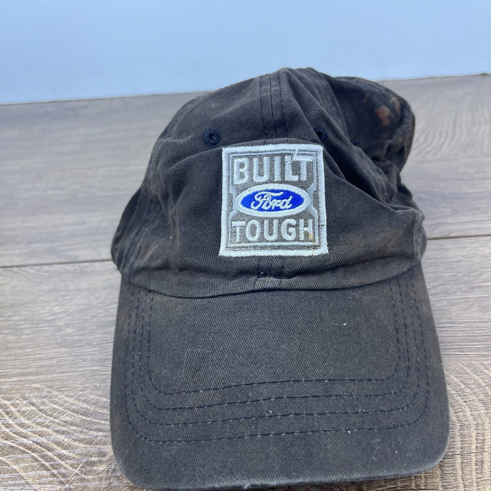 Ford Ford Hat Built Ford Tough Hat Brown Cap Adjustable Brown Adu Size ONE SIZE - 2 Thumbnail