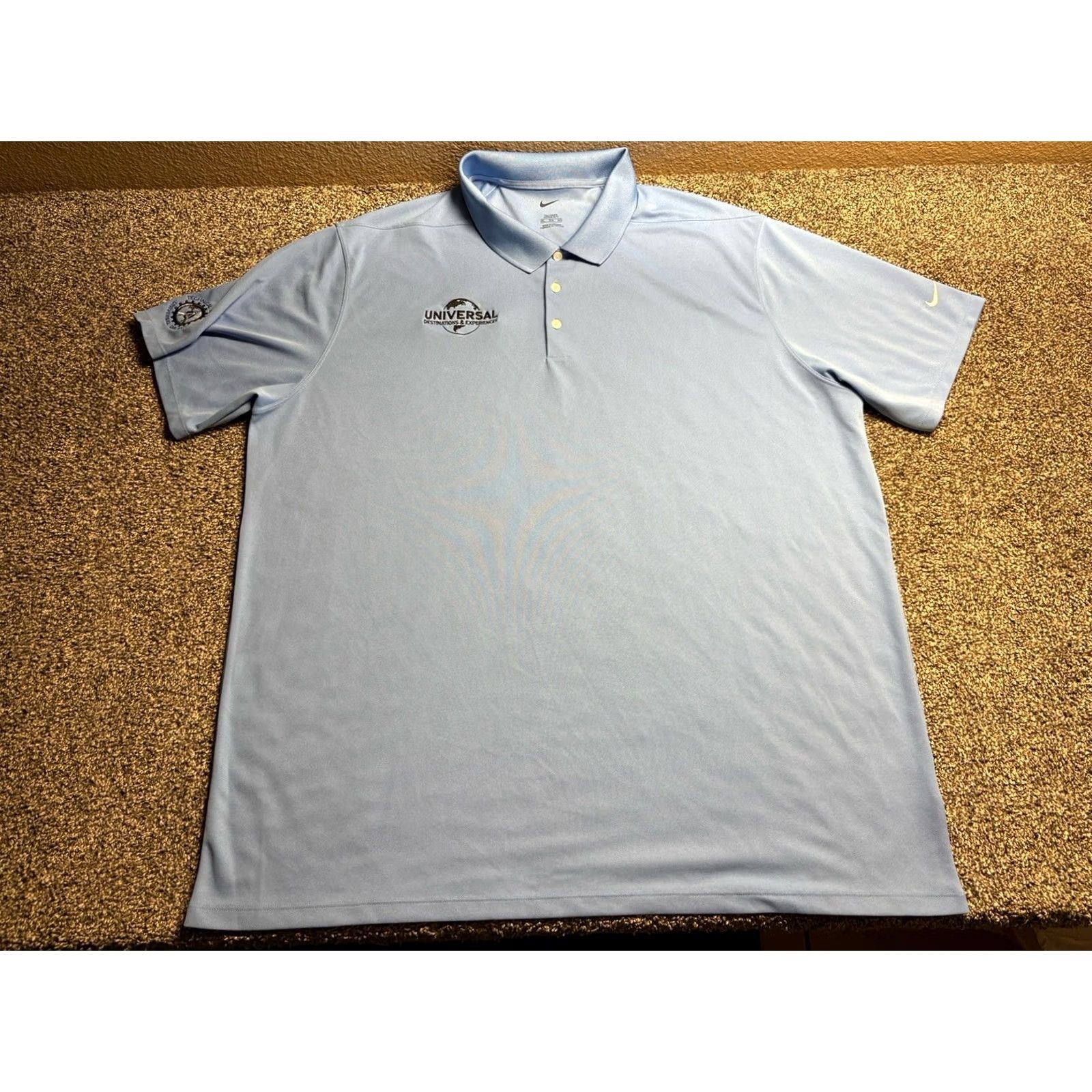 Nike Nike Disney Universal Polo Mens 3XL Blue Uniform Orlando Resort Employee Shirt Size US XXL / EU 58 / 5 - 2 Thumbnail