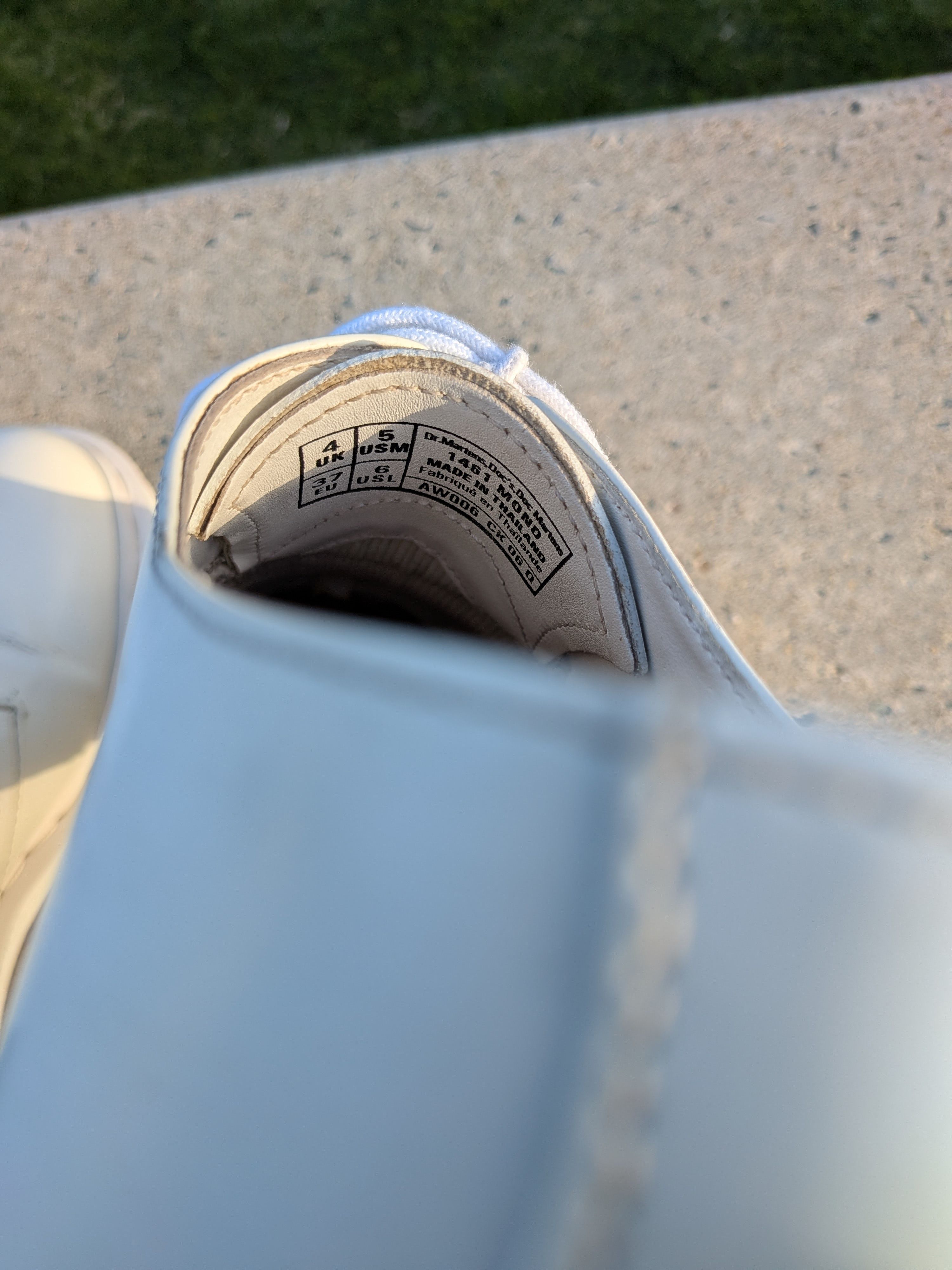 Dr. Martens Dr. Martens 1461 Derby. Mono White Size US 7.5 / IT 37.5 - 5 Thumbnail