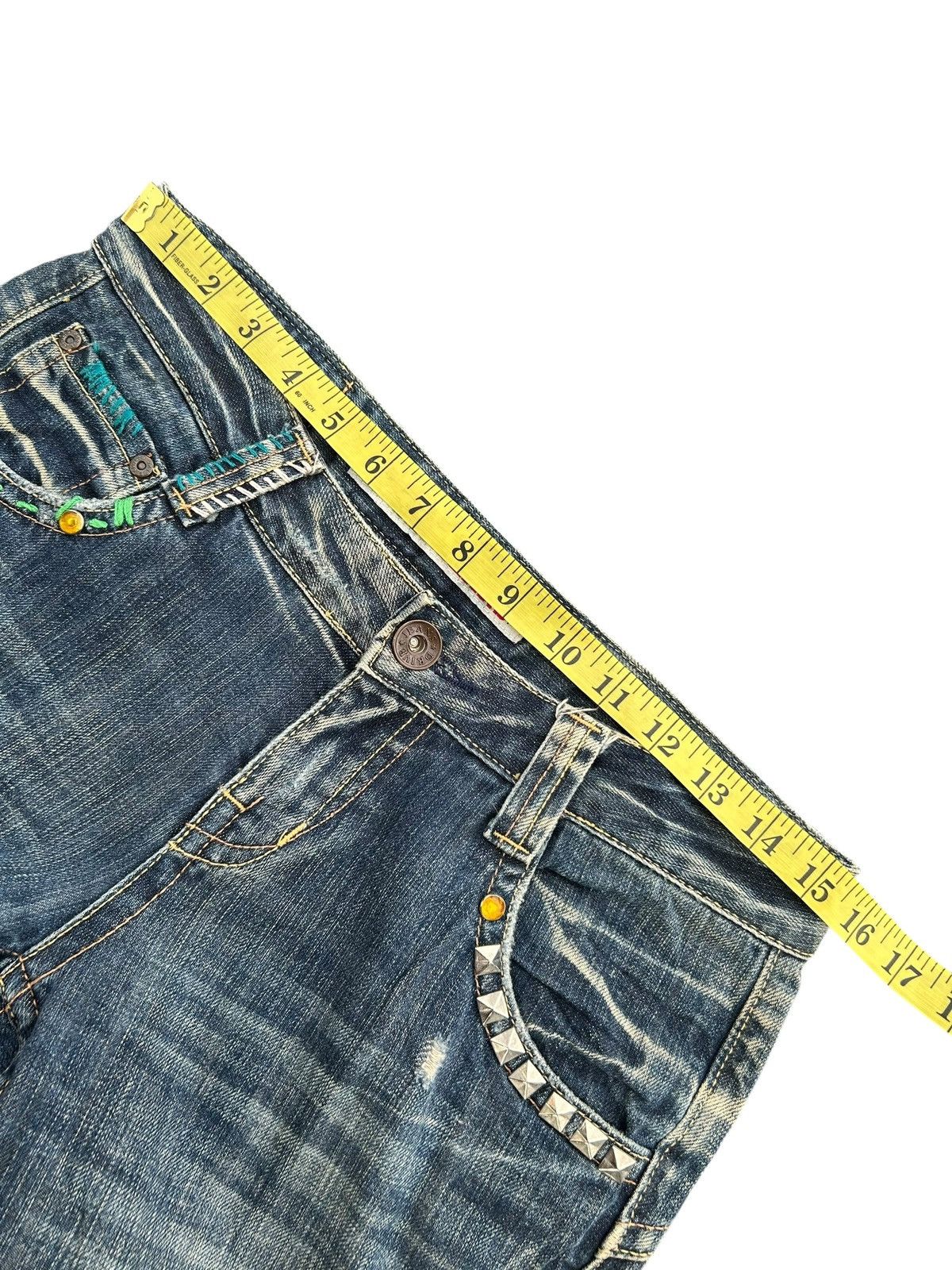 Kapital × Undercover × Vintage Flare Japanese Drive Jeans Sunfaded Denim Jeans Size US 31 - 19 Thumbnail