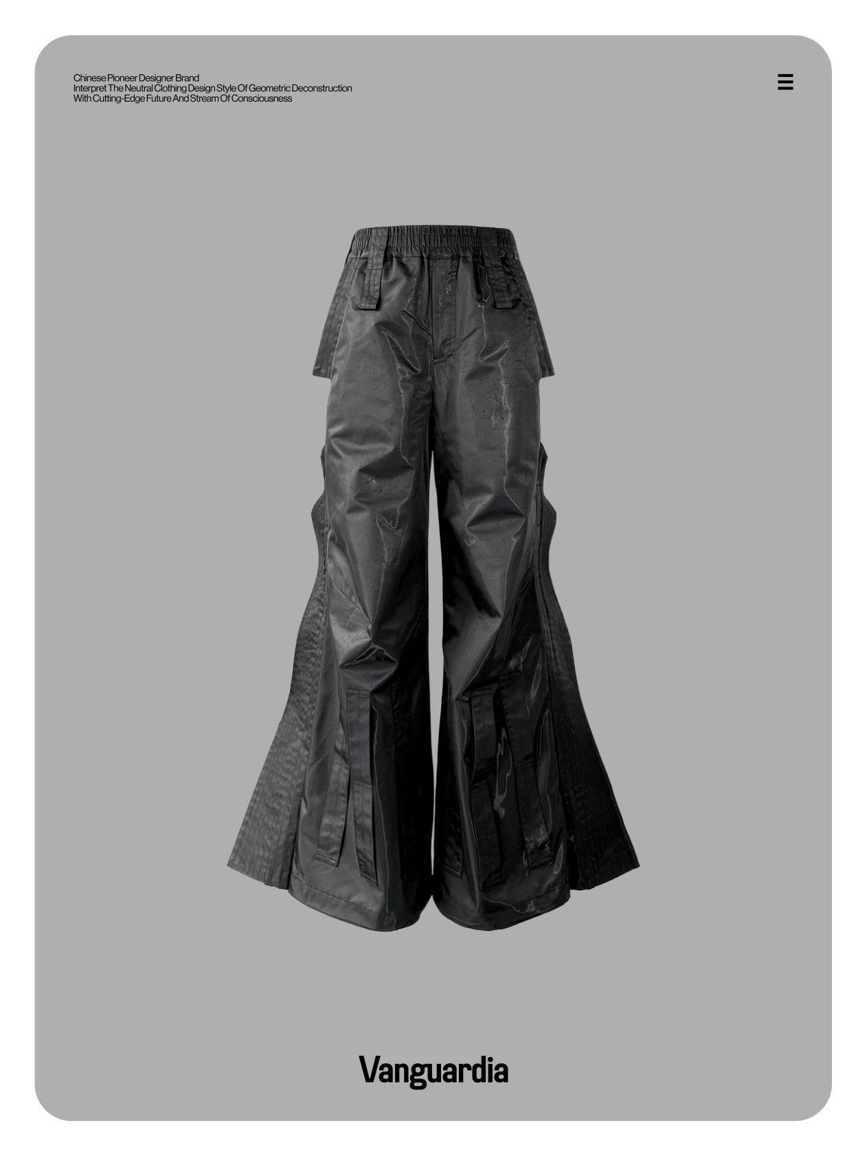 Other “Vanguardia 25AW avant-garde dark deconstr liquid-metal gl Size US 32 / EU 48 - 1 Thumbnail