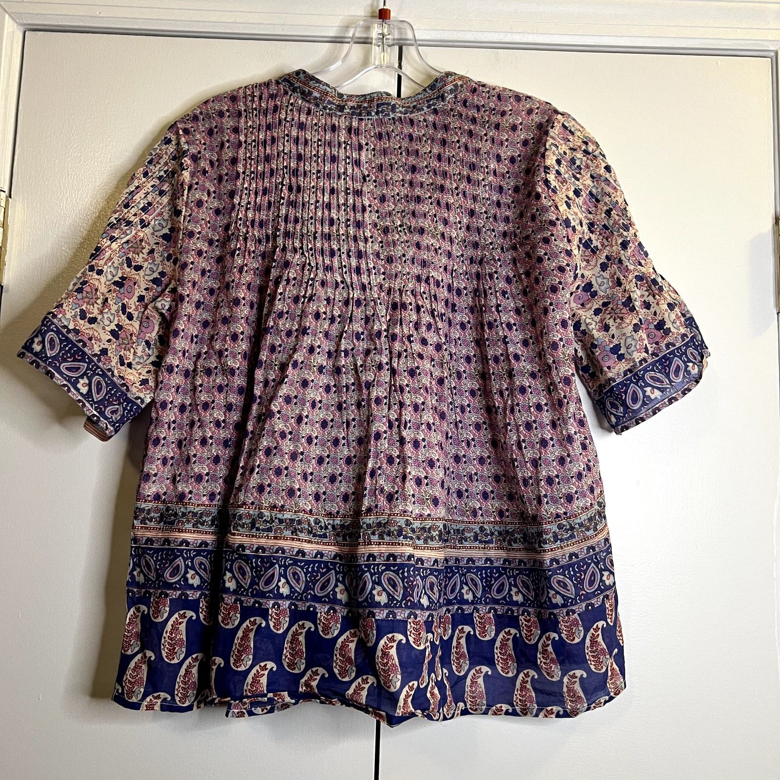 Sea New York Sea New York Bianca Pintucked top violet Blouse Size 4 Size S / US 4 / IT 40 - 7 Thumbnail