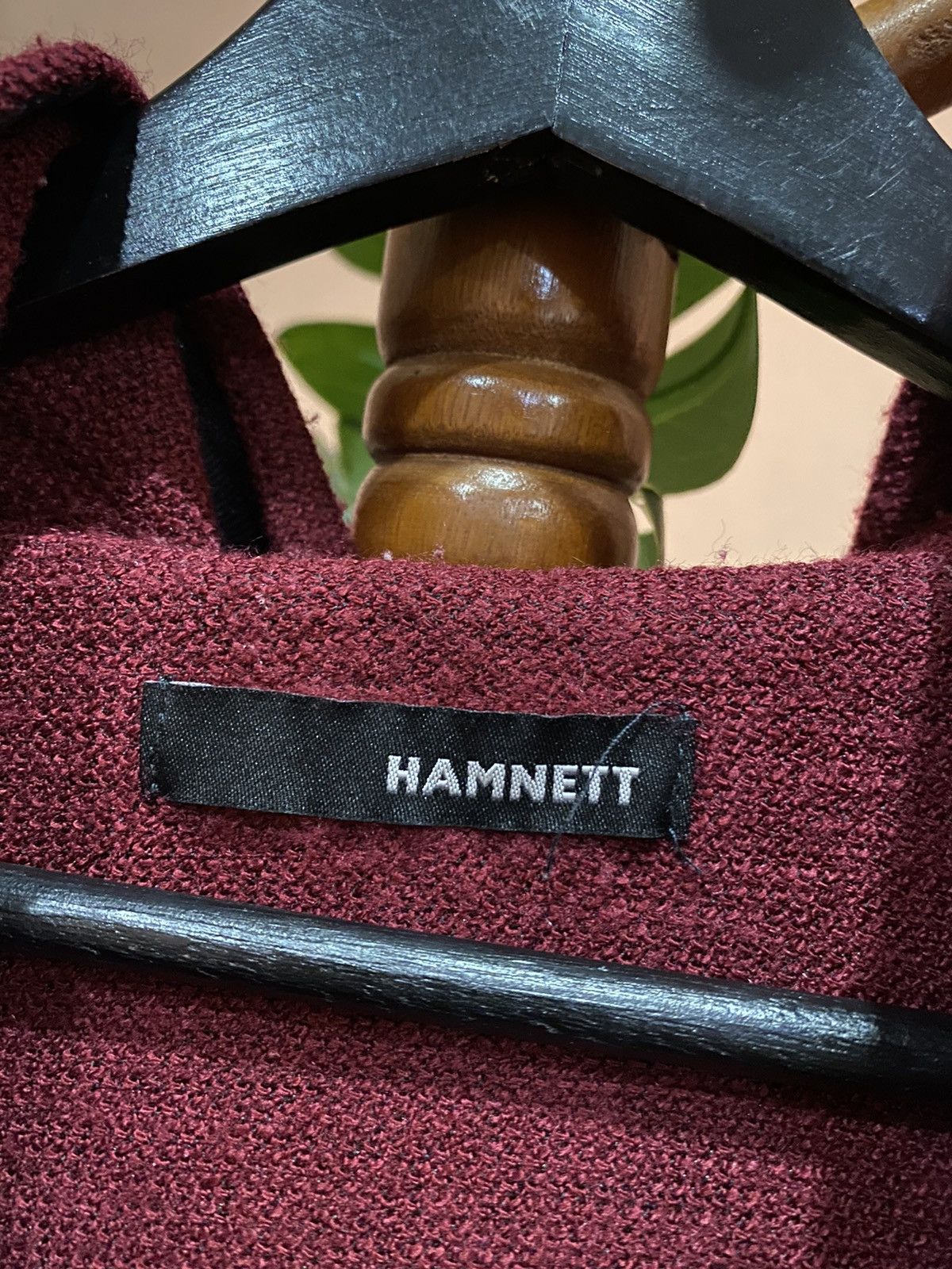 Katharine Hamnett London HAMNETT COZY MAROON HOODED WITH ZIPPER JACKET Size L / US 10 / IT 46 - 4 Thumbnail