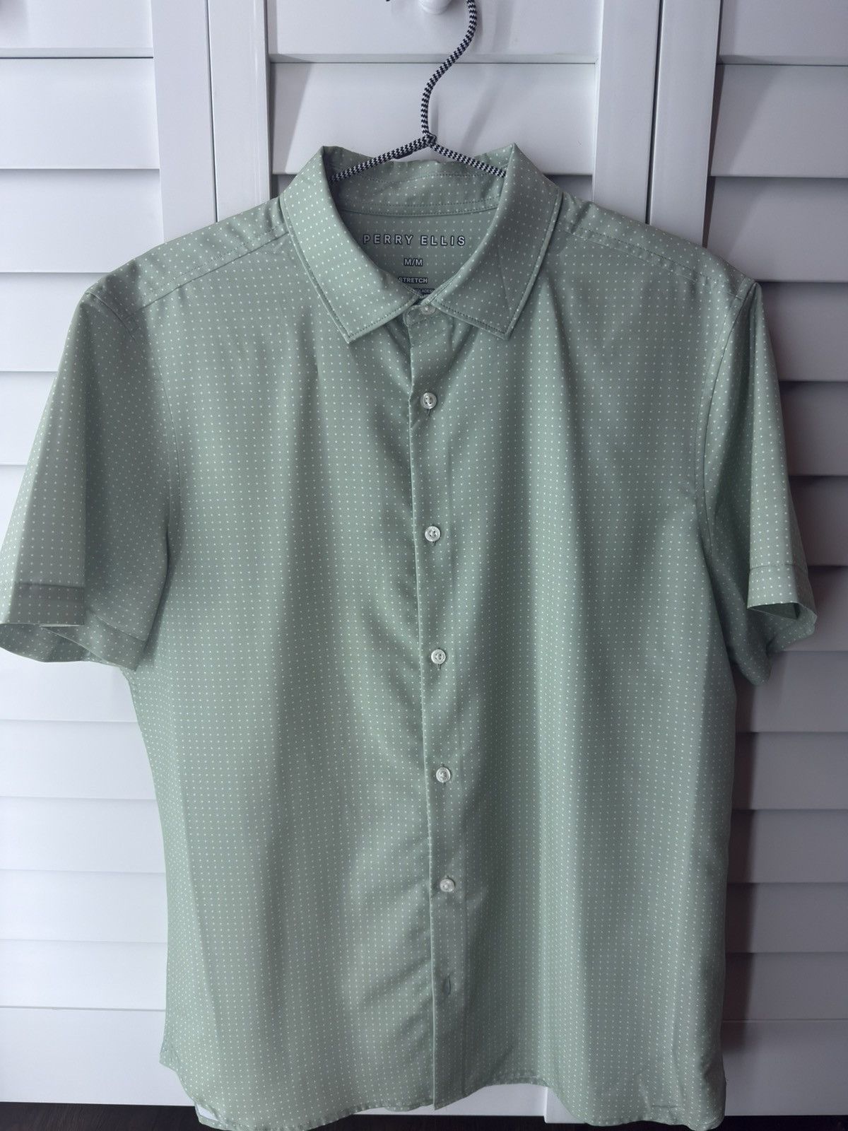 Perry Ellis Perry Ellis Short Sleeve Button Up Size US M / EU 48-50 / 2 - 5 Thumbnail