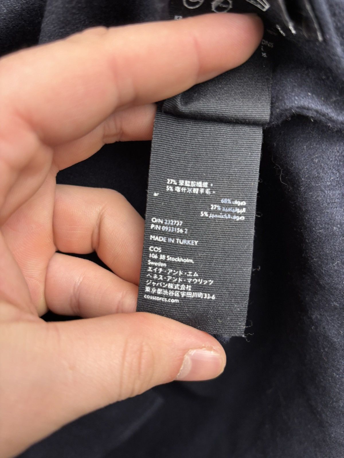 Cos Cos Warm night blue shirts size 43 Size US S / EU 44-46 / 1 - 5 Thumbnail