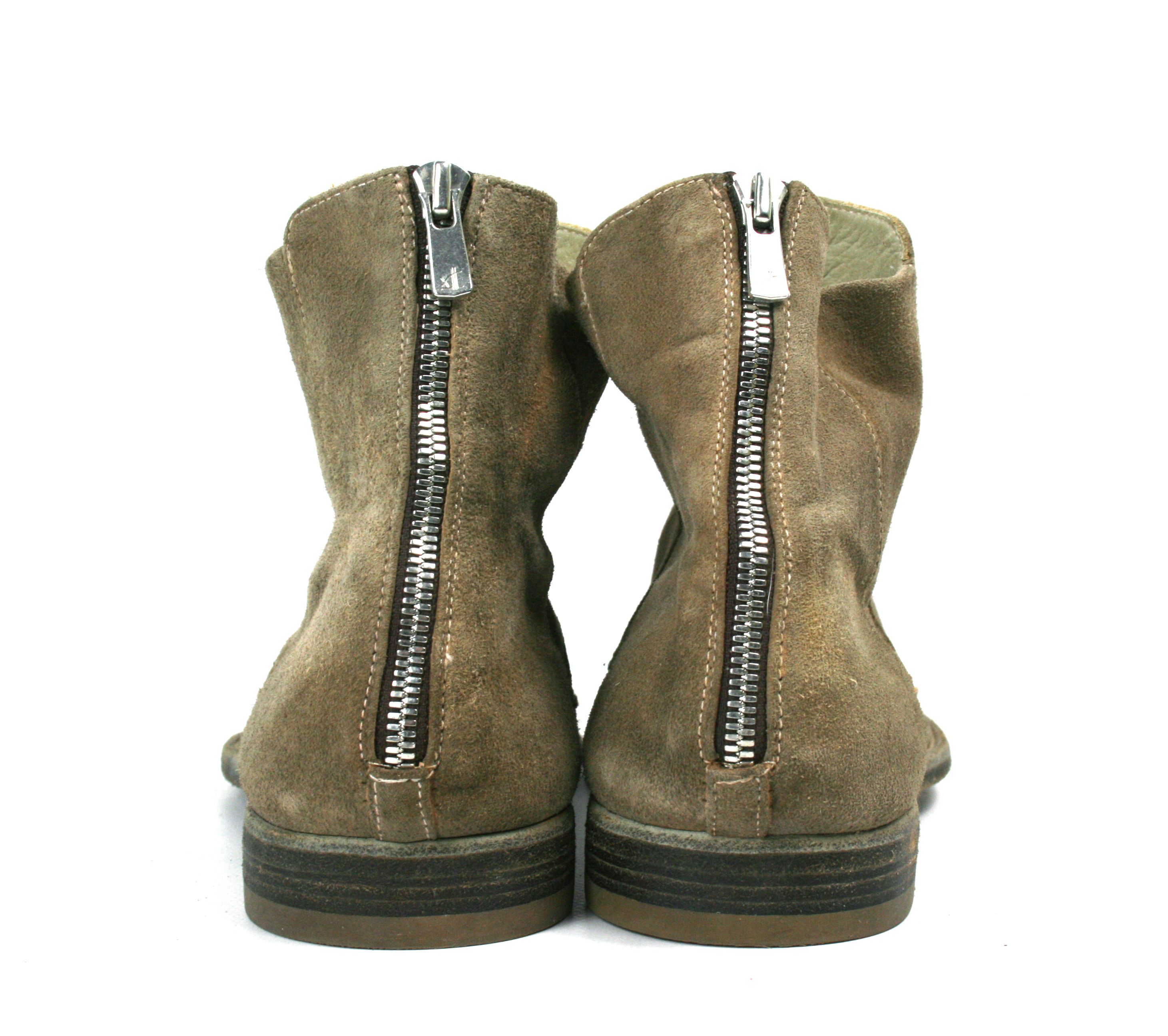Officine Creative Suede Back Zip Ankle Boots Size US 8 / EU 41 - 7 Thumbnail