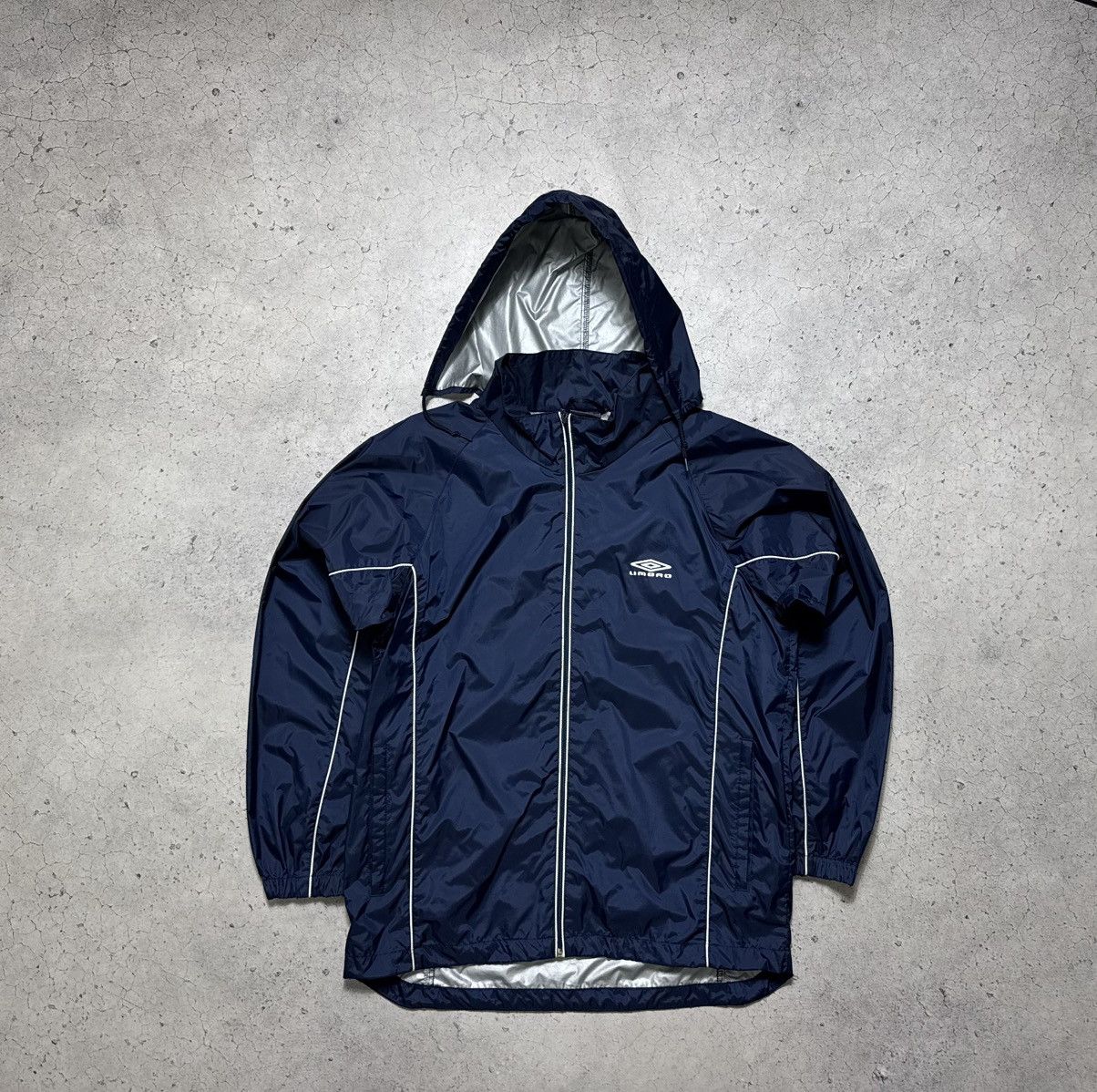 Umbro Umbro Nylon Light Windbreakers Jacket Big Logo Navy Size S Size US S / EU 44-46 / 1 - 2 Thumbnail