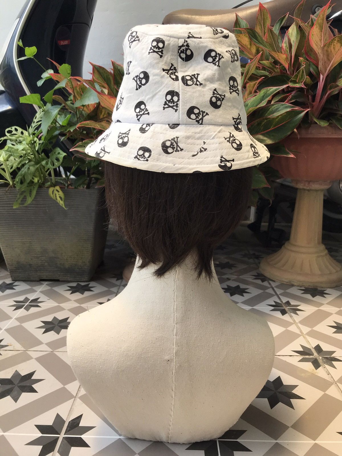 Japanese Brand × Vintage ( YOUTH ) SKULLS FEDORA BUCKETS HAT BY SAVEY Size ONE SIZE - 11 Thumbnail