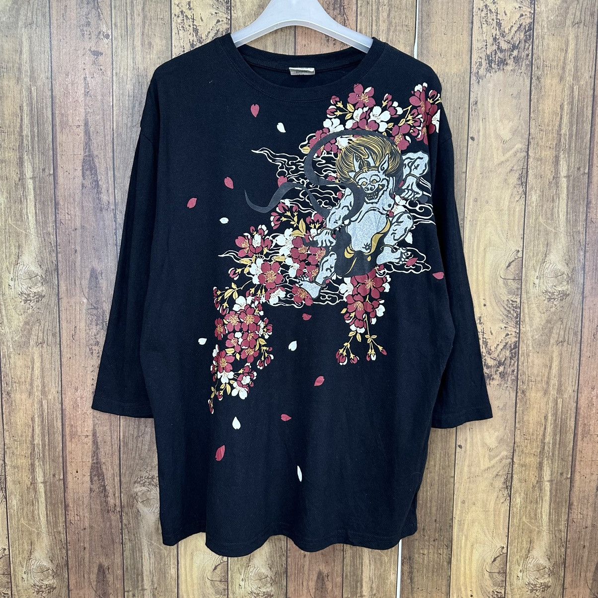 Karakuri Tamashii Vintage Karakuri Tamashi Flower 3Q Shirt A786 Size US L / EU 52-54 / 3 - 1 Thumbnail
