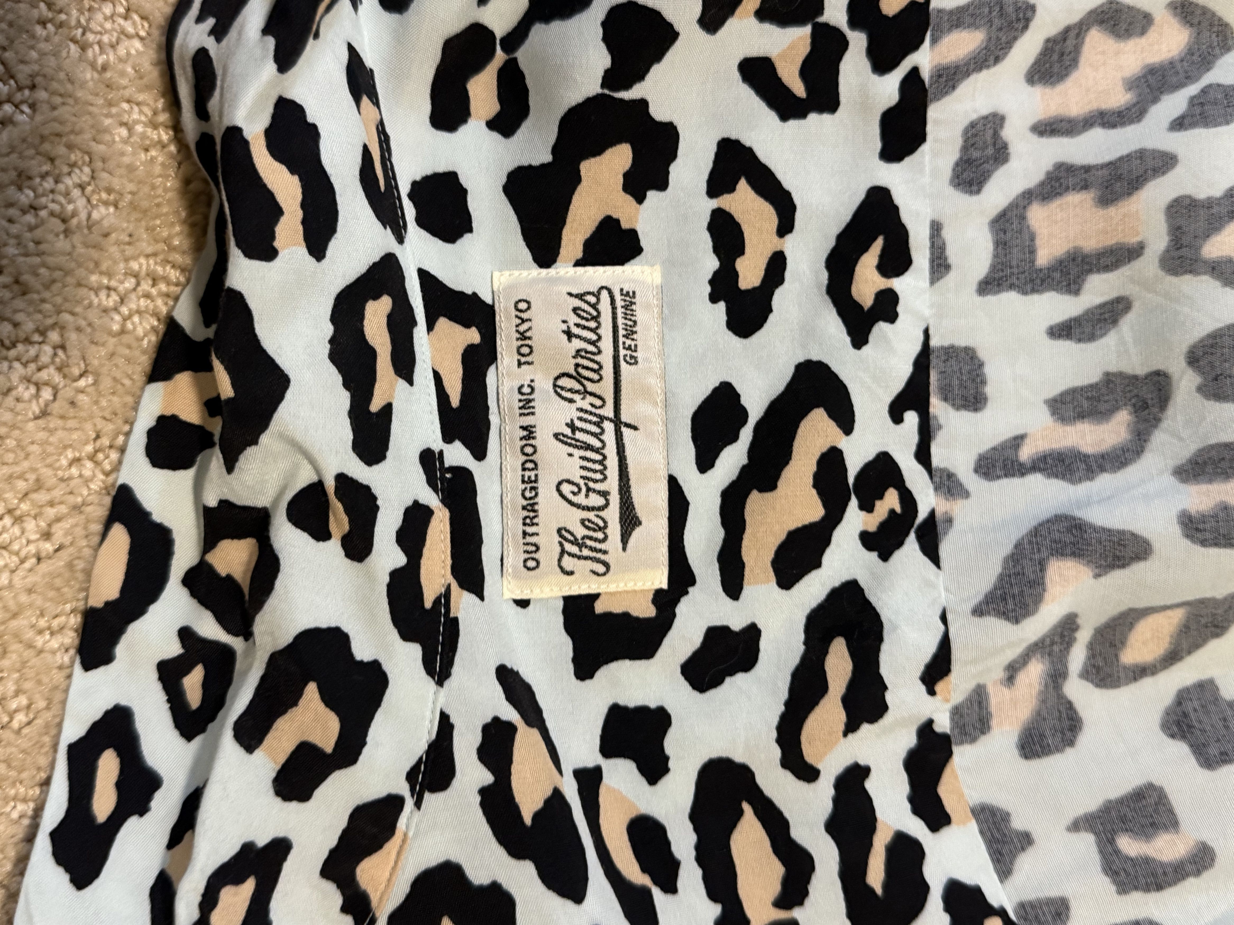 Wacko Maria Wacko Maria Leopard Rayon Hawaiian Shirt Size L Size US L / EU 52-54 / 3 - 2 Thumbnail