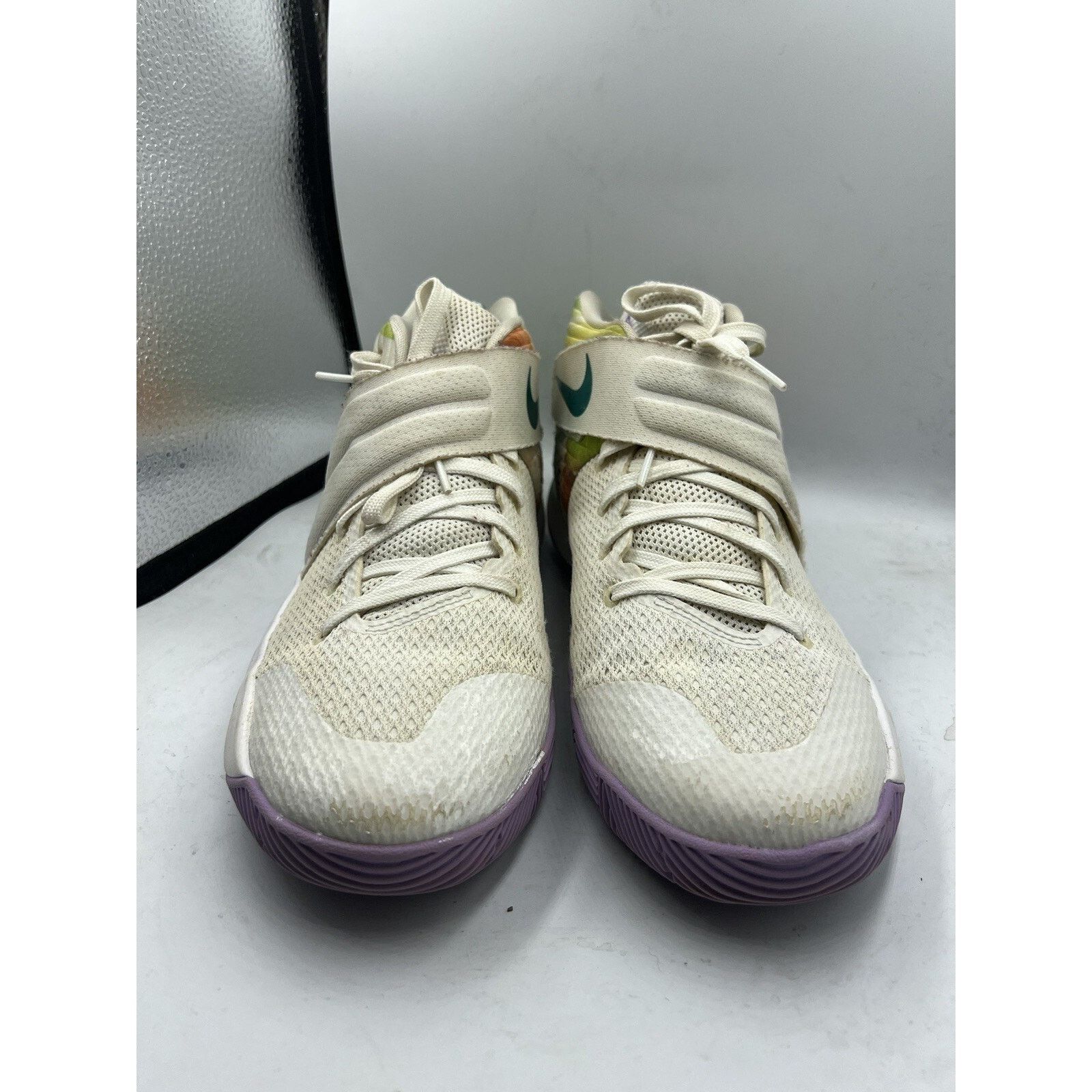 Nike Nike Kyrie 2 GS Easter White Jade Lilac Spring Mens 7Y Size US 7 / EU 40 - 5 Thumbnail