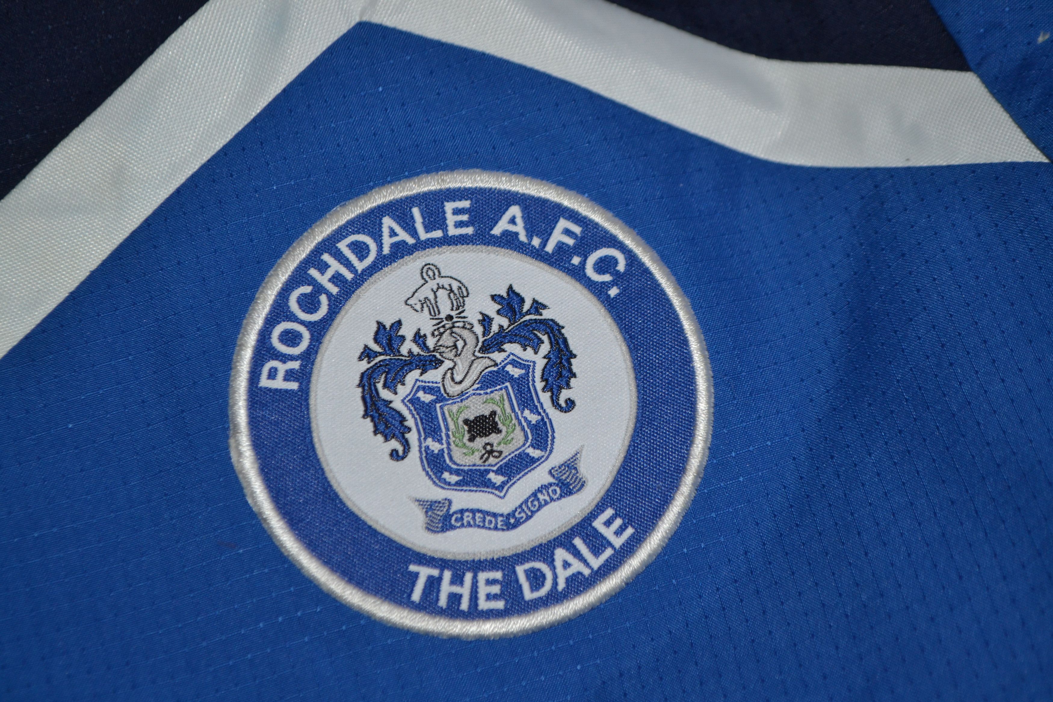 Errea AFC Rochdale Rain Training Track Jacket Soccer Coat Size US S / EU 44-46 / 1 - 4 Thumbnail