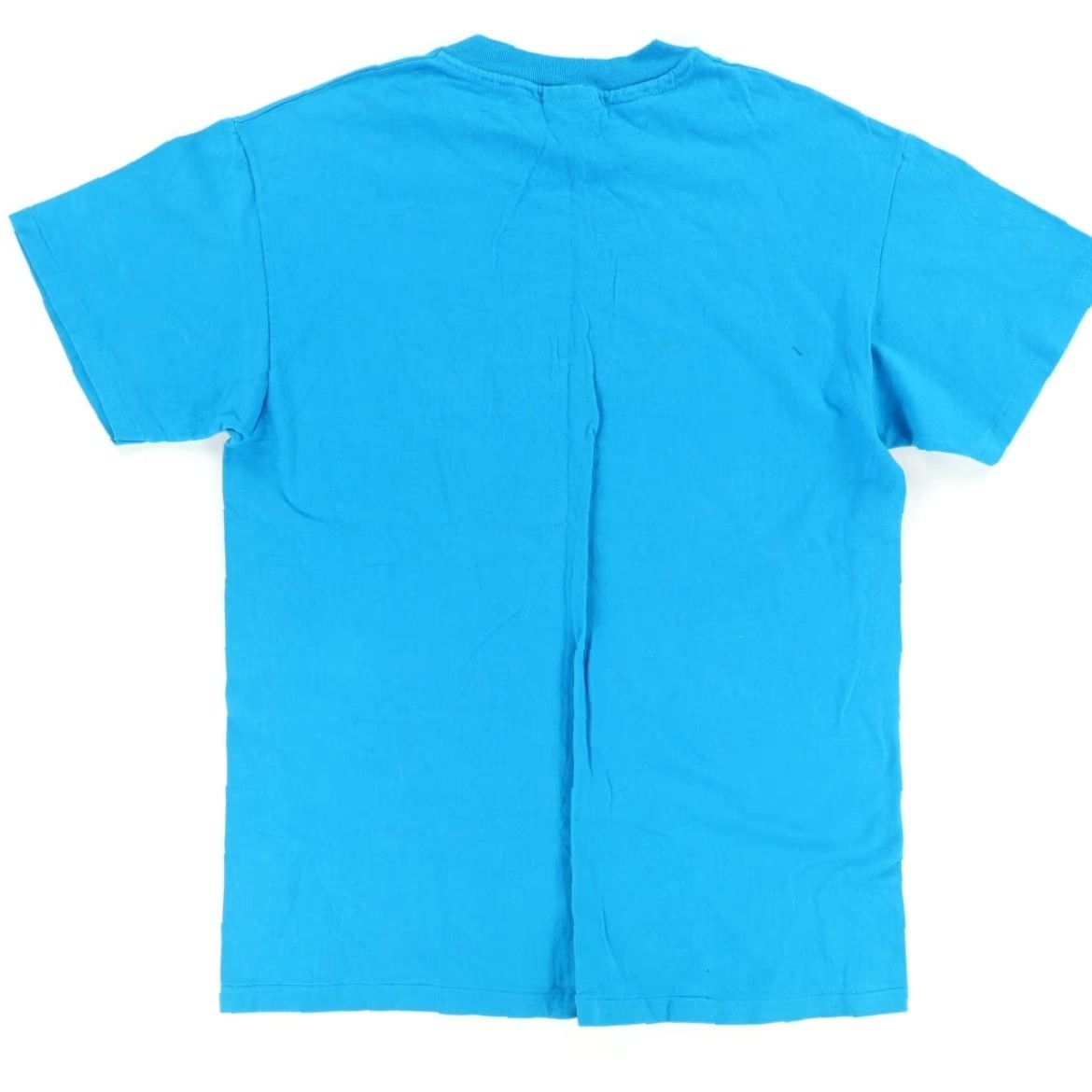 Hanes VINTAGE Hanes Florida Embroidered Single Stitch Solid T-Shirt Blue Men's L Size US L / EU 52-54 / 3 - 4 Thumbnail