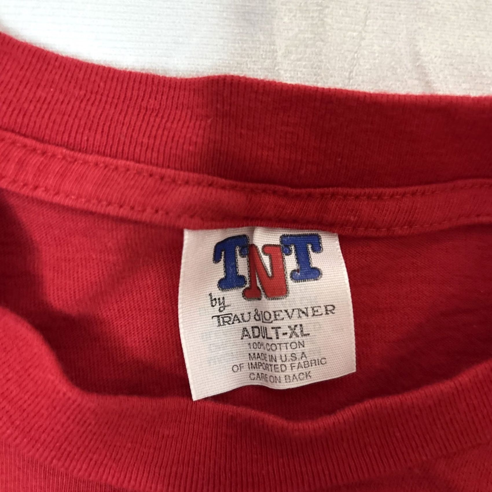 Vintage VINTAGE TNT T Shirt Men’s XL Red Piedmont Phillies Minor League 1995 Inaugural Season Mens Size US XL / EU 56 / 4 - 3 Thumbnail