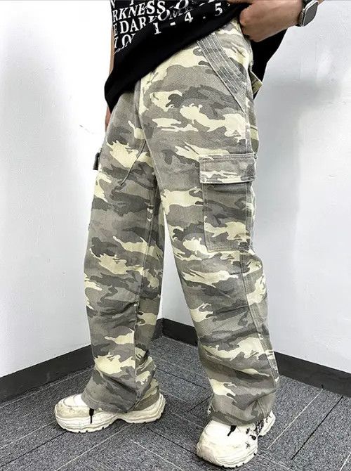 Jean American retro heavy duty multi-pocket camouflage cargo jean Size US 32 / EU 48 - 2 Thumbnail