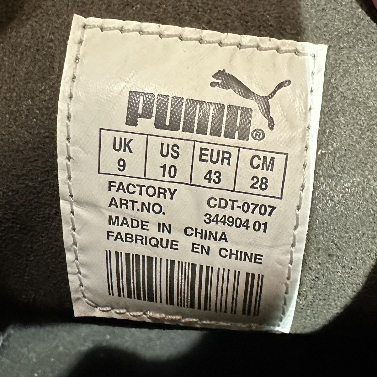 Puma Vintage Puma Crocodile Patterned Leather Sneakers 10us43eu28 Size US 10 / EU 43 - 10 Thumbnail