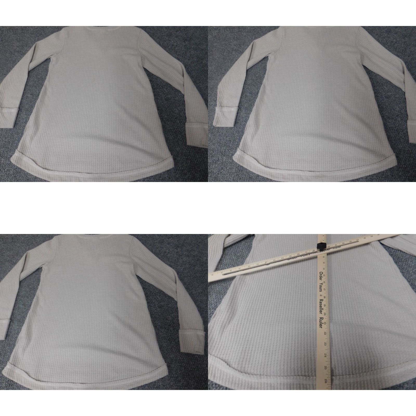 Vintage Logo Lori Goldstein Sweater XS Beige Crew-Neck Zip Pullover Women Regular Long Sleeve Cable-Knit Stretch Size XS / US 0-2 / IT 36-38 - 8 Thumbnail