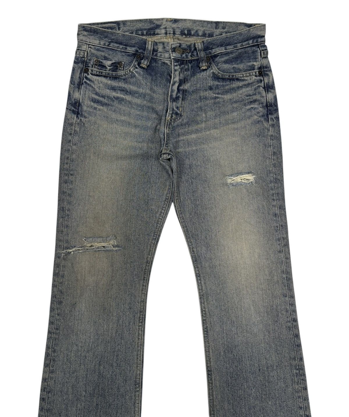 Yasuyuki Ishii Flare Jeans Brappers Japanese Bootcut Denim Jeans Size US 31 - 7 Thumbnail